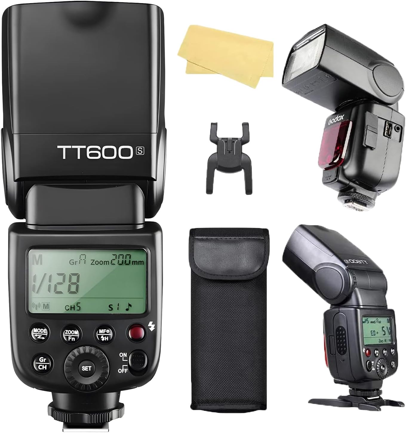 Godox Thinklite TT600S GN60 Built-in 2.4G Wireless X System Flash Speedlite Compatible for Sony Multi Interface MI Shoe Cameras