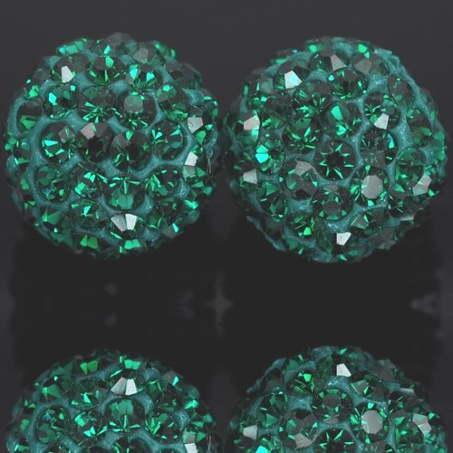 10MM Disco Balls Clay Beads Czech Crystal Shamballa Pave Premium Quality - Image 4