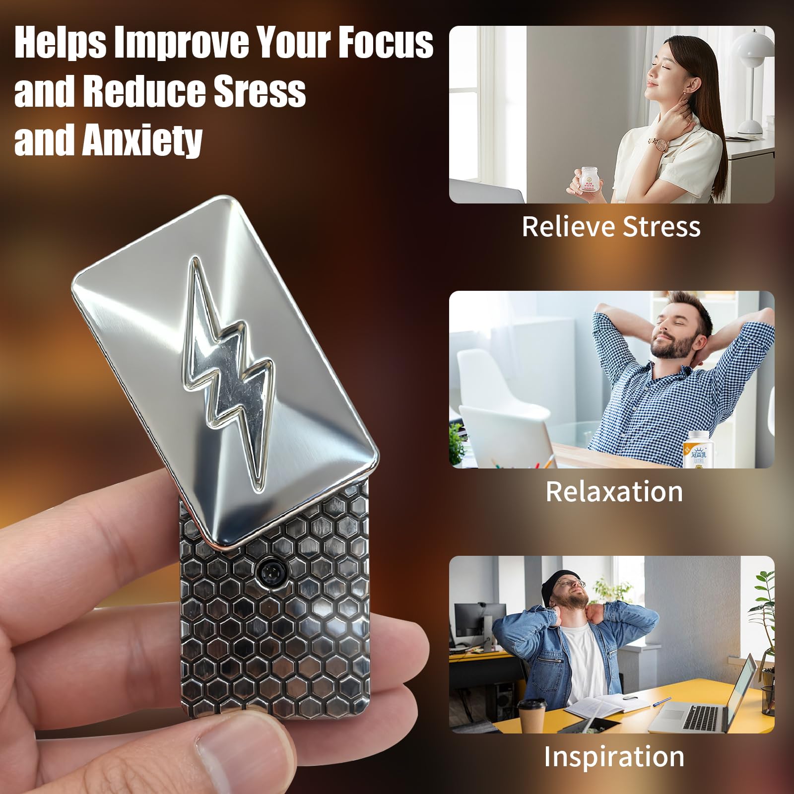 Fidget Slider Card,Giocattolo Metallico Fidget,Giocattolo con Cursore Magnetico,Antistress per ADHD,Disturbi D'ansia,Riduzione Dello Stress e Miglioramento Delle Abitudini Indesiderate 14+