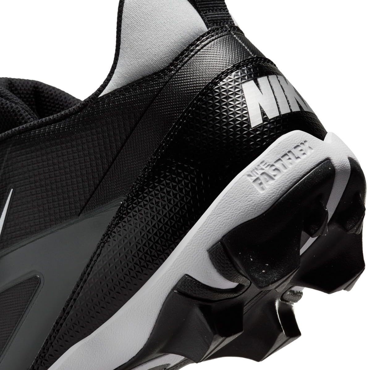 Nike Alpha Menace 4 Shark Molded Football Cleats SZ 11.5 Black | White