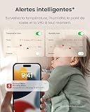 SwitchBot IP65 Indoor Outdoor Hygrometer Thermometer Wireless, 100m Bluetooth Range, Refrigerator Thermometer, Dewpoint/VPD/Absolute Humidity Sensor, Free Data Storage Export, 2 Years Battery Life - 5