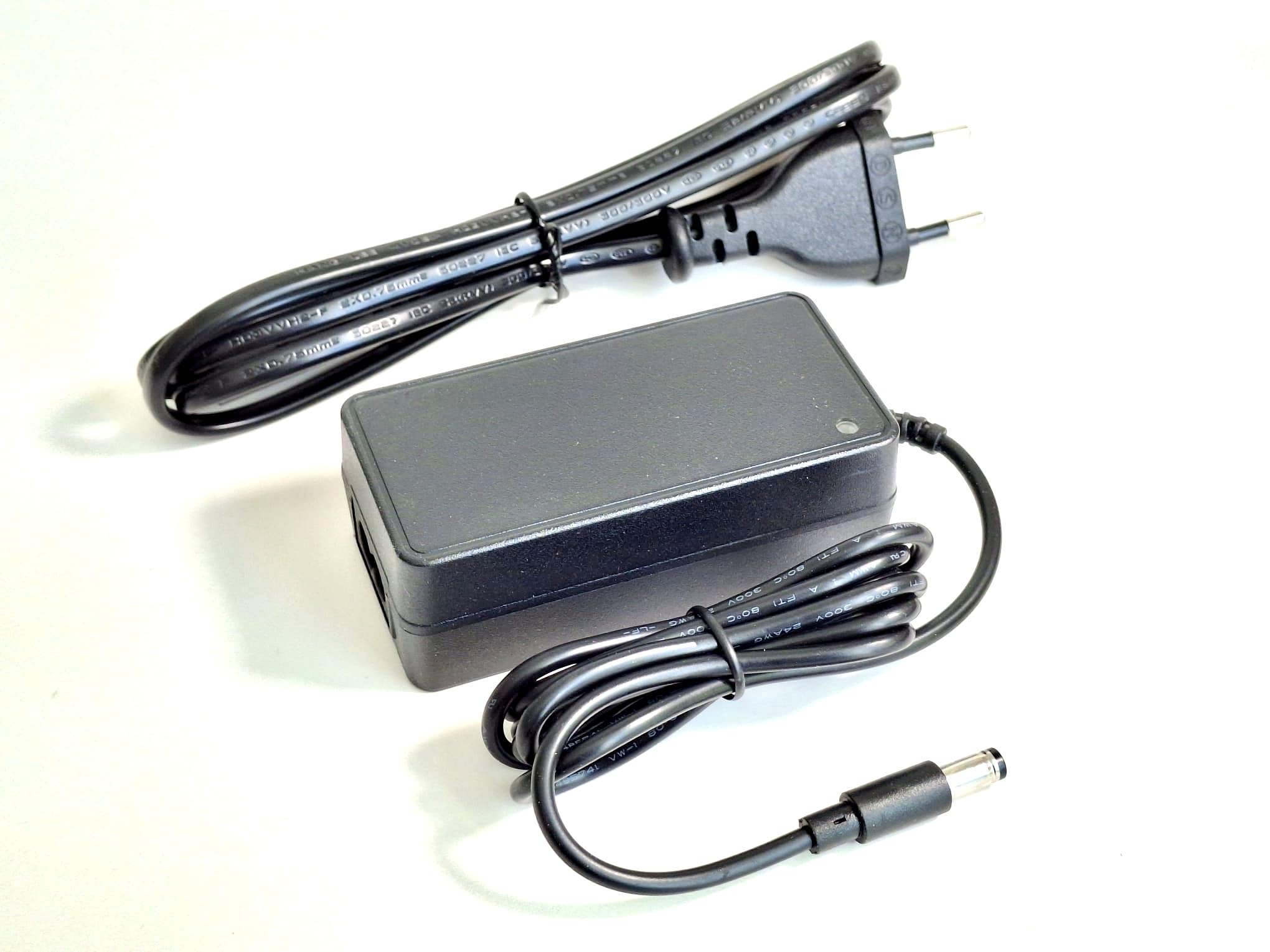 Enerpower Chargeur Li-ion 6S 24,2 V 1,5 A pour Segway Ninebot Kids Zing E8 E10 E12 / série C C2, C8, C9, C10, C15, C20 / Série E E2, E2 Plus, E8, E10 Fiche ronde 5,5 x 2,1 mm
