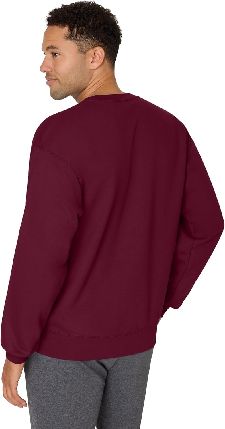 Hanes mens Ultimate Sweatshirt, Heavyweight Fleece Sweatshirt, Crewneck Pullover for Men - Image 2