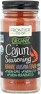 Frontier Co-op Organic Cajun Seasoning, 2.08-Ounce Jar, Authentic Louisi...