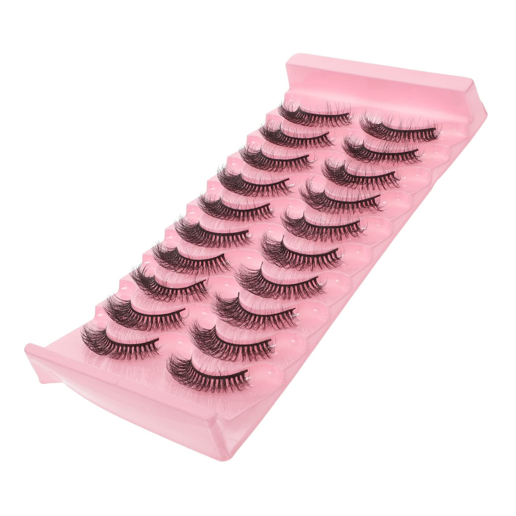 FOMIYES 5 Set Di Ciglia Artificiali Ciglia Finte Soffici Ciglia Piene E Ricci Per Ragazze Look Notturno 10 Paia * 5