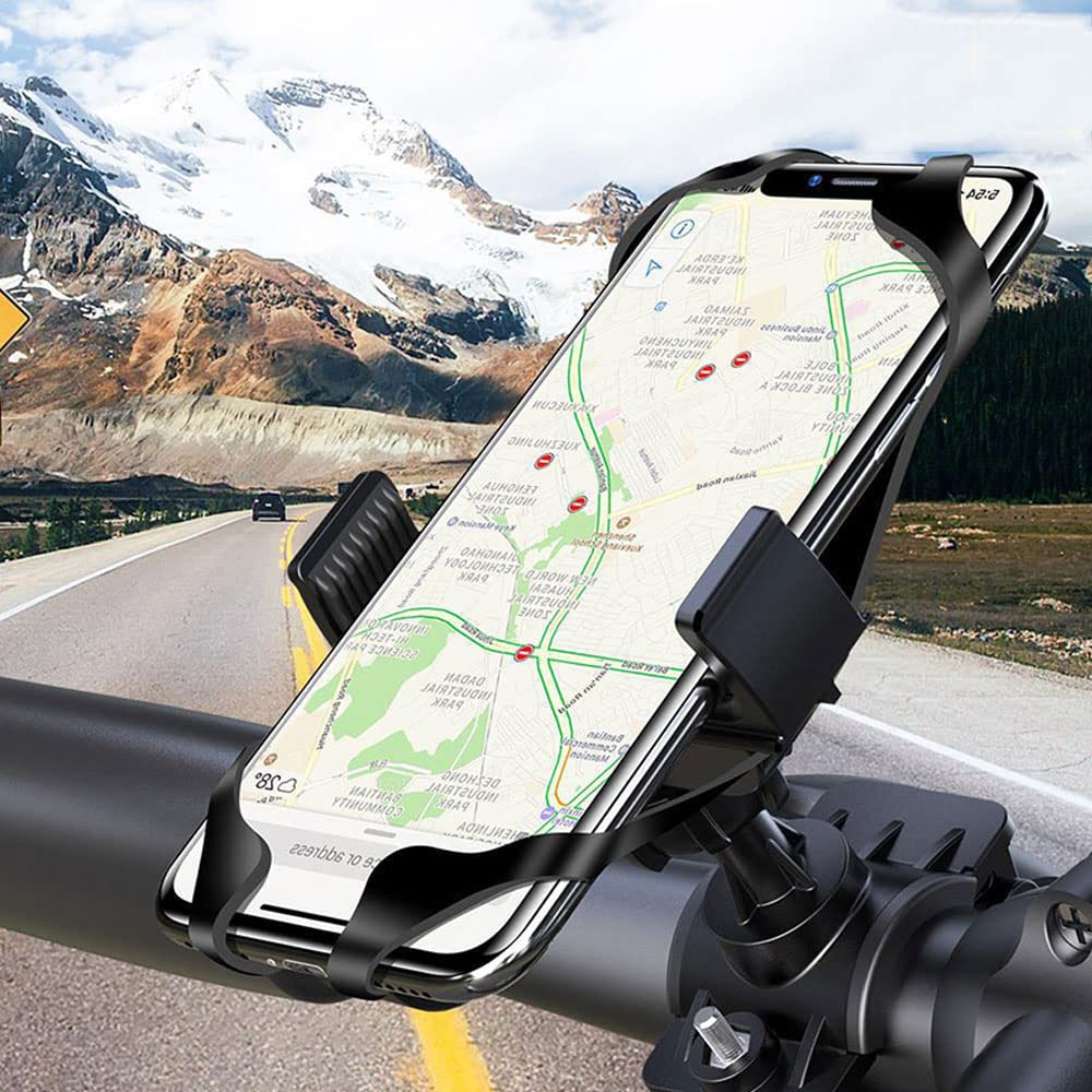 6 Fascette In Silicone Di Ricambio Per Supporto Telefono Moto E Bici, Cinturini Elastici Antiurto Per Manubrio