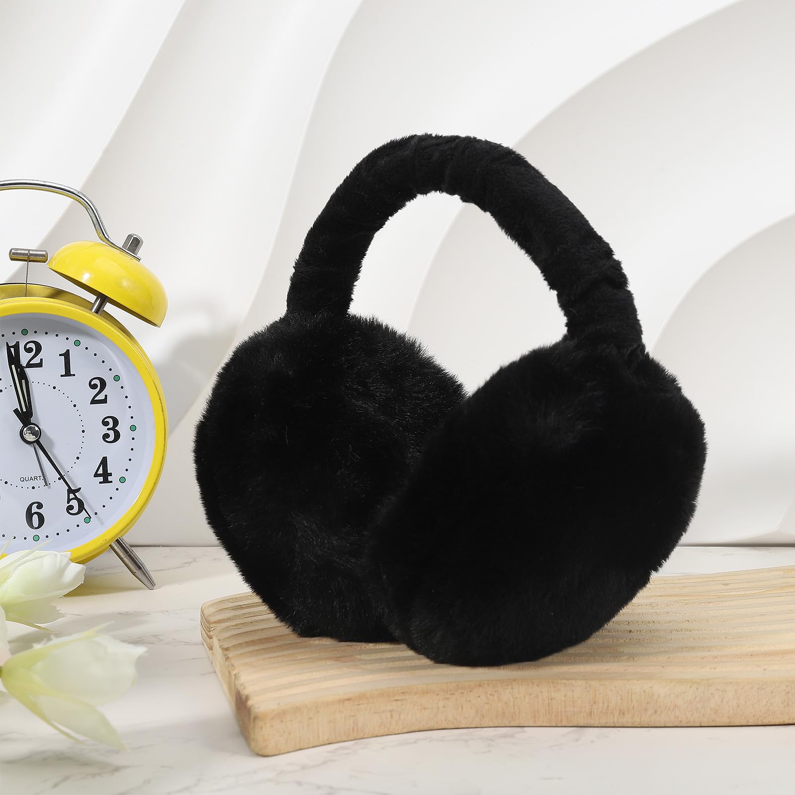 Apricitie Winter Ohrenwärmer Faltbare Ohrenschützer Verstellbarer Plüsch Ohrenschützer Warme Earmuffs Ear Muffs Ear Warmers Kälteschutz Winterzubehör für Damen Herren