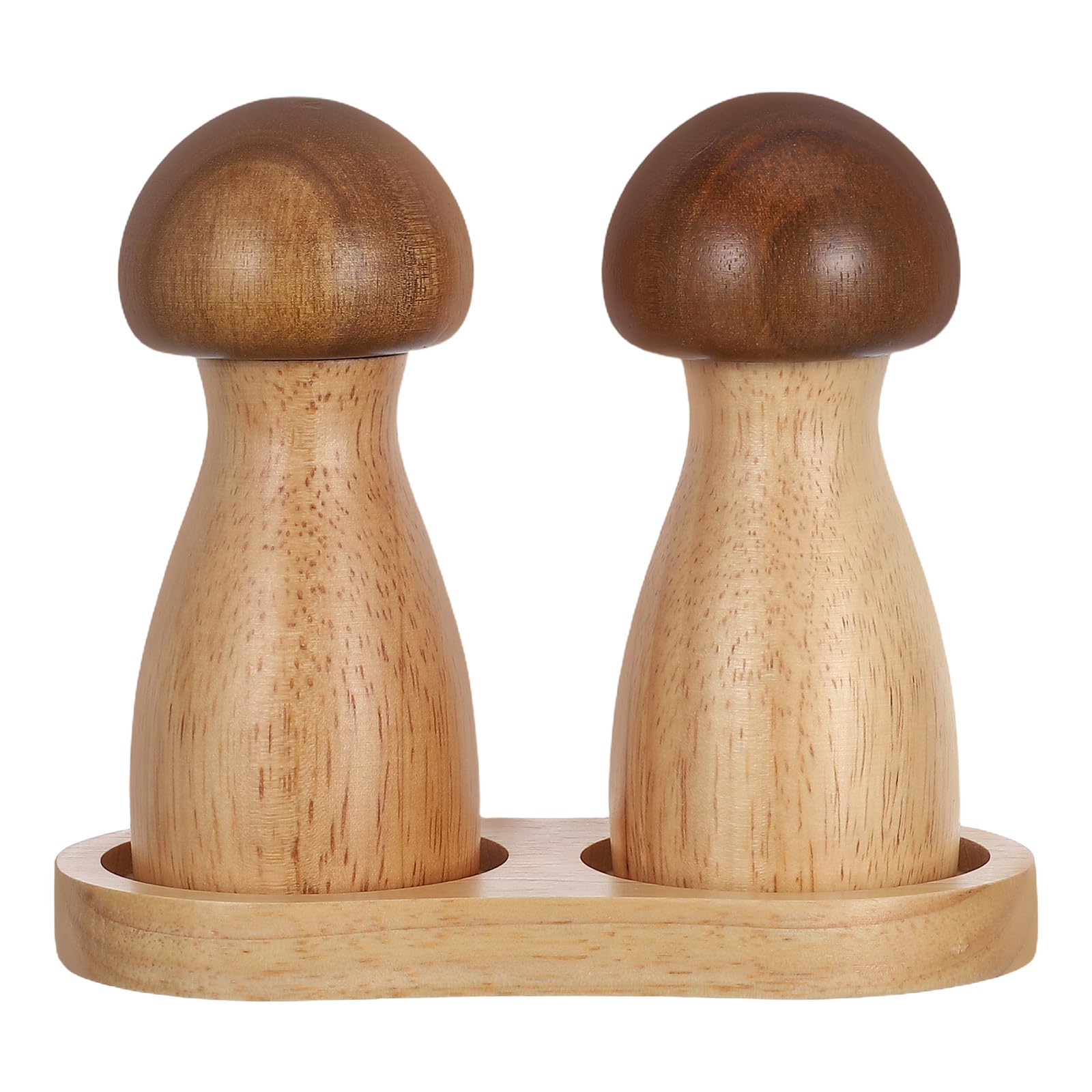 Moulin à poivre manuel en bois STOBAZA au design élégant de champignon pour une cuisine raffinée
