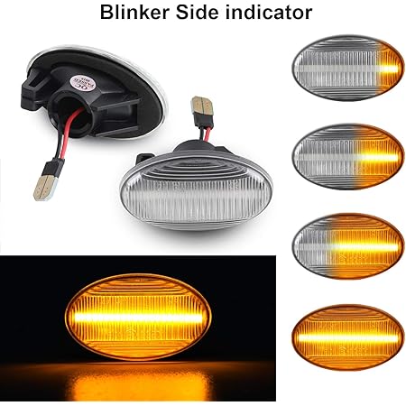 Oz Lampe Led Dynamische Seitenblinker Blinker Fliessende Seitenblinker Dynamische Sequentielle Blinkleuchte Fur Ben Z Smart W450 W452 A Klasse W168 Citan W415 Vito W639 Vito W447 Amazon De Auto Motorrad