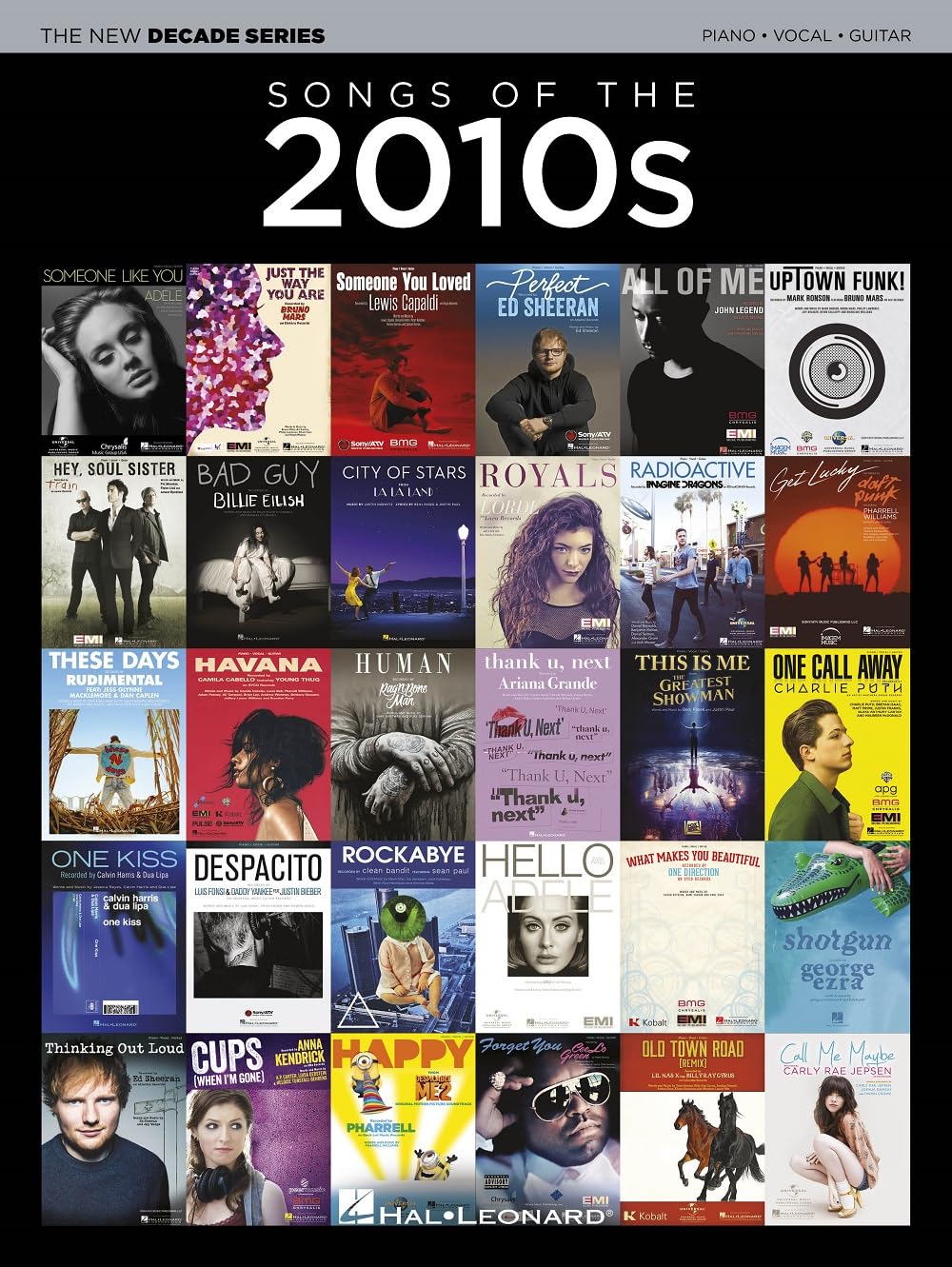 The New Decade Series: Songs of the 2010s. Piano, Vocal And Guitar.