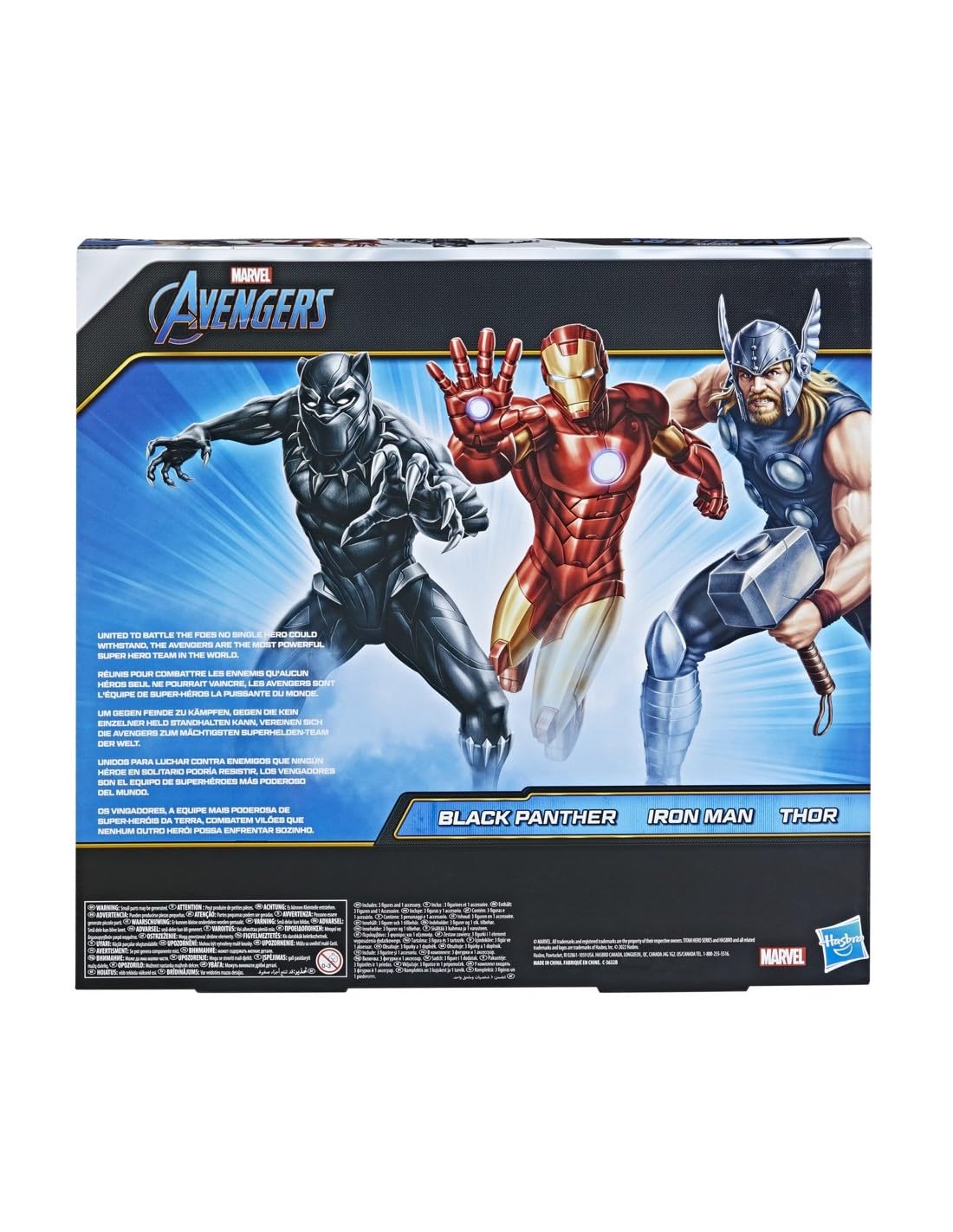 Marvel Figures Titan Hero Series Black Panther Ironman Thor, 30 Cm - Image 4