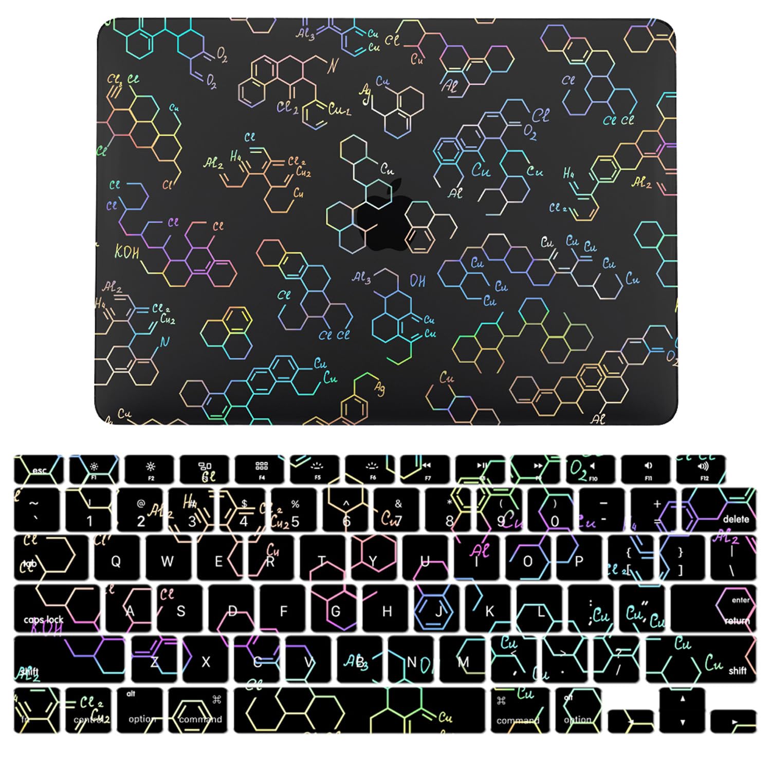 Funda MacBook Pro 13 rígida ligera para estudiantes y oficina compatible con A2159 A1706 7