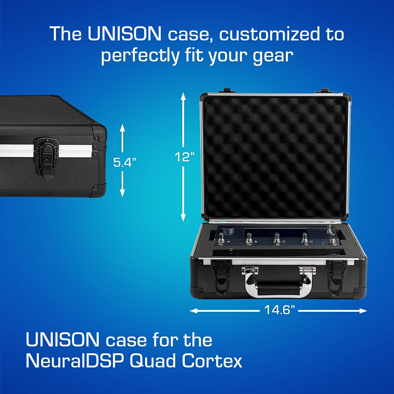 ANALOG CASES Neural DSP Quad Cortex Case - Ultraleichter Unison Hartschalenkoffer