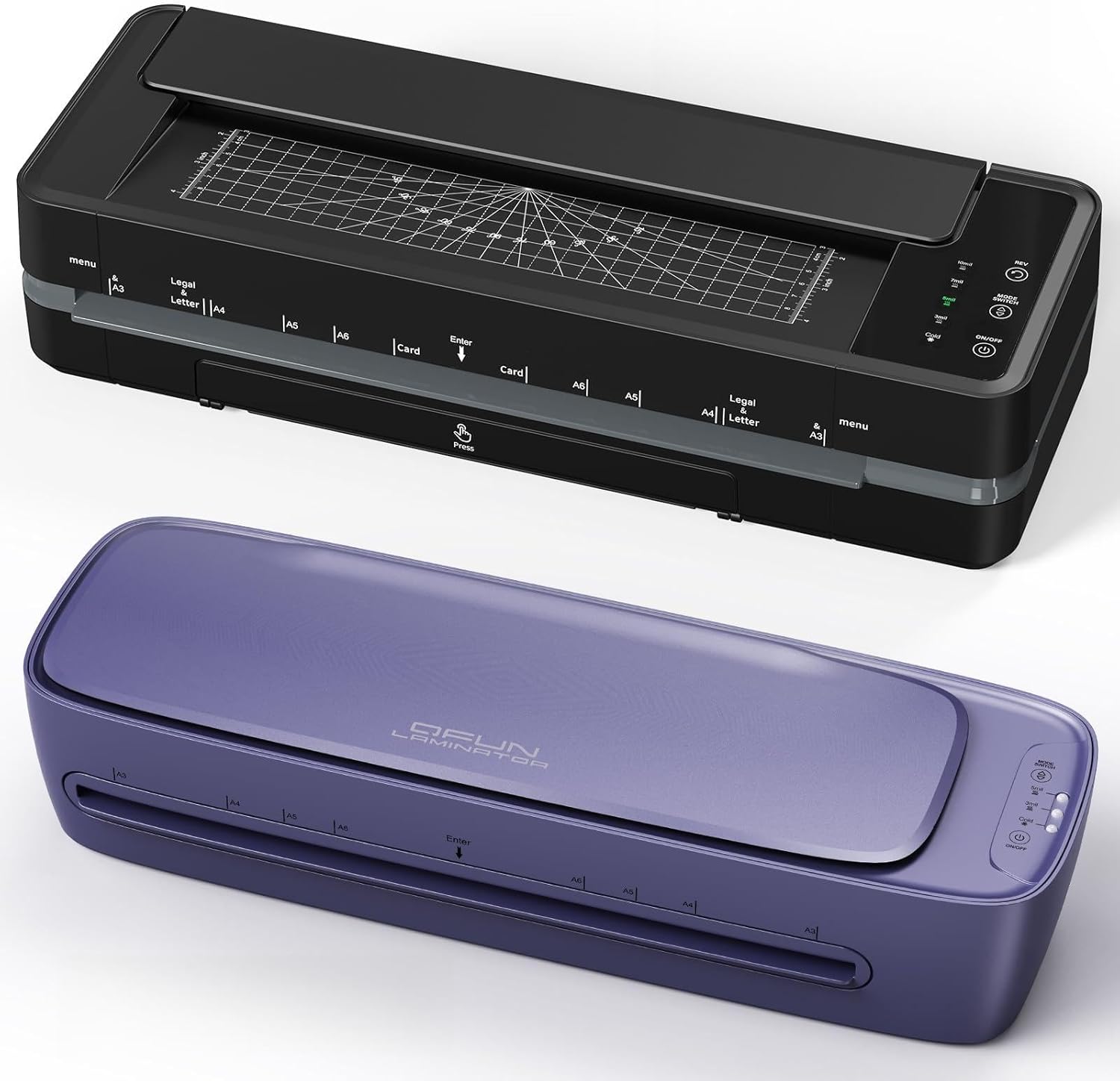 Qfun Laminator Machine 13 Inch Wide and 3-10 Mil Thermal Laminator Machine