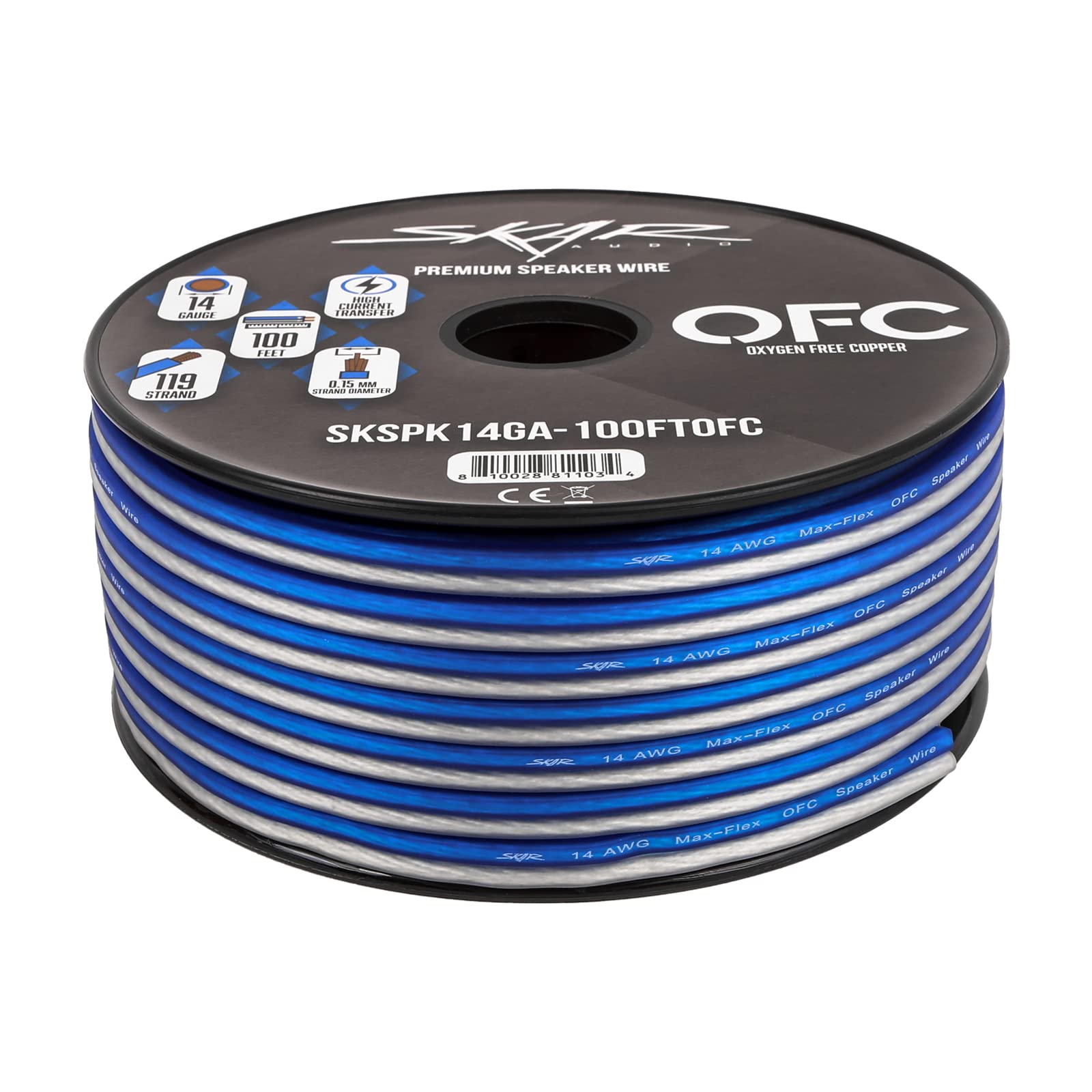 100 Ft. Spool High Performance 14 Gauge Speaker Wire, Oxygen Free Pure Copper Ul Listed Class 2 - View #6