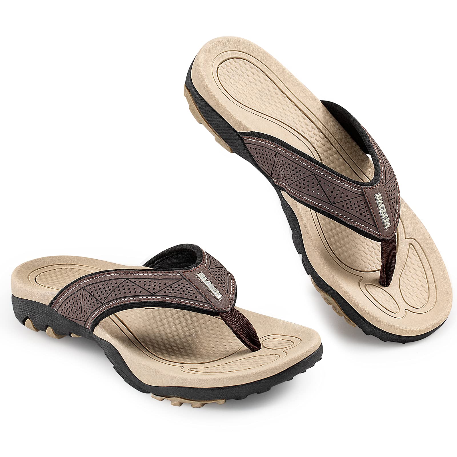 HAOLIRA Tongs Homme Été Antidérapante Chaussures de Plage Piscine Sandales Tong Shower Chaussons