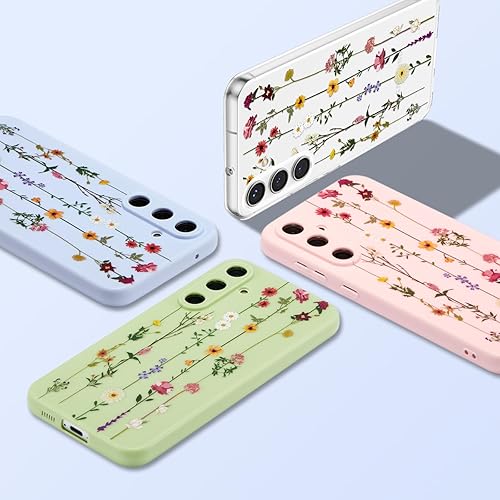 Vista 99 de ZTOFERA Funda protectora delgada para Samsung Galaxy S21 FE 5G, bonito diseño de flores para niñas y mujeres, funda protectora delgada para Galaxy