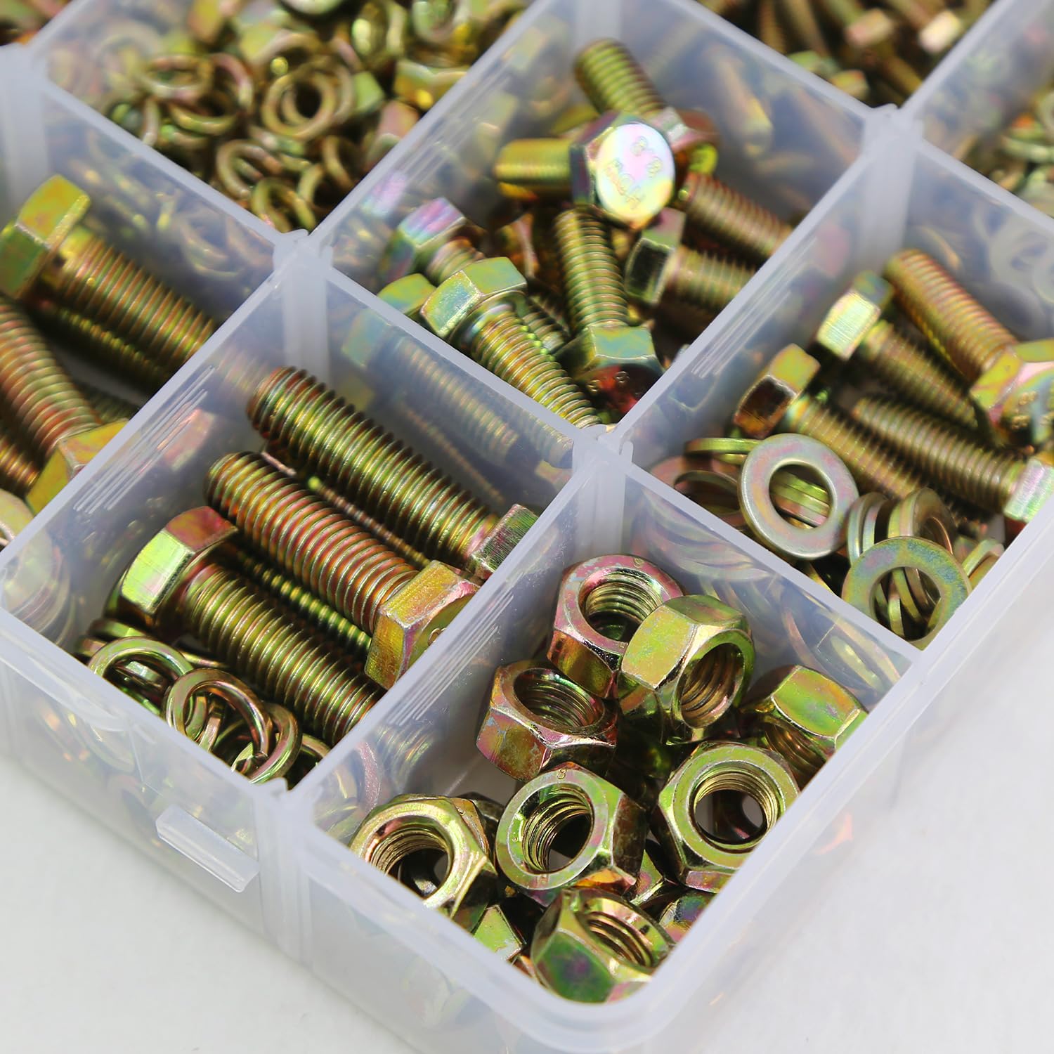 Fgruh 940pcs Grade 8.8 Hex Head Bolt Assortent Kit,4 5 6 8 Heavy - View #9