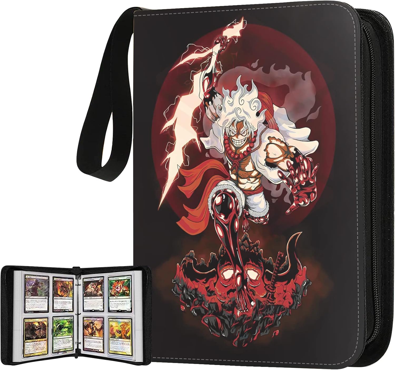 Trading Card Binder for One Piece Card Game,4 Pocket with