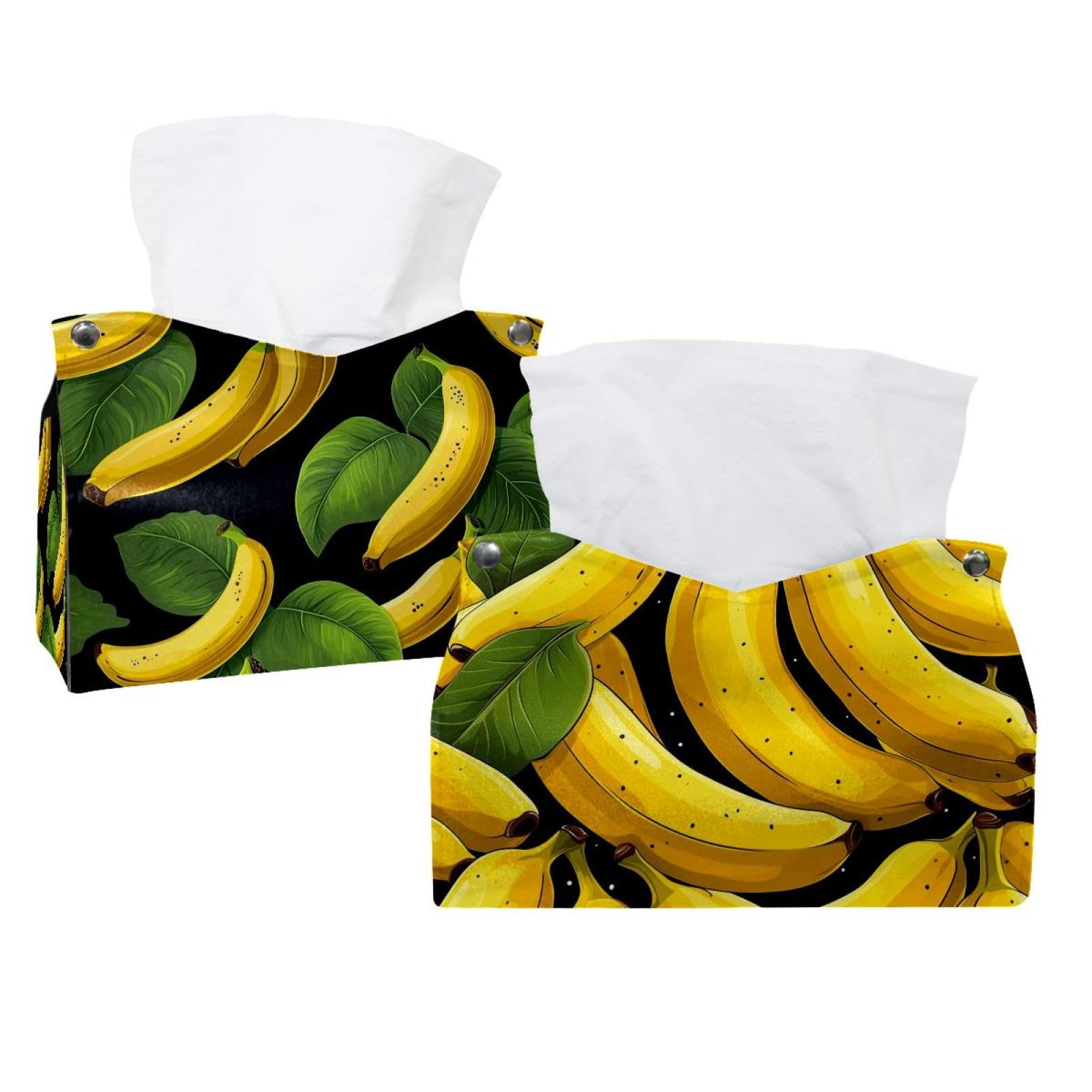 Porte-mouchoirs banane boîte de rangement mouchoir table de chevet
