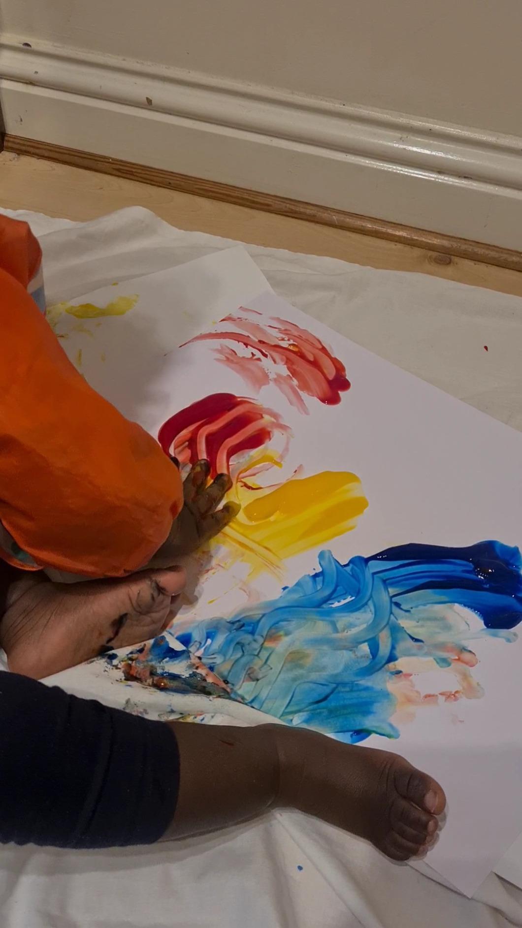 CRAYOLA MyFirst Washable Finger Paints Assorted Colours (Pack of 3