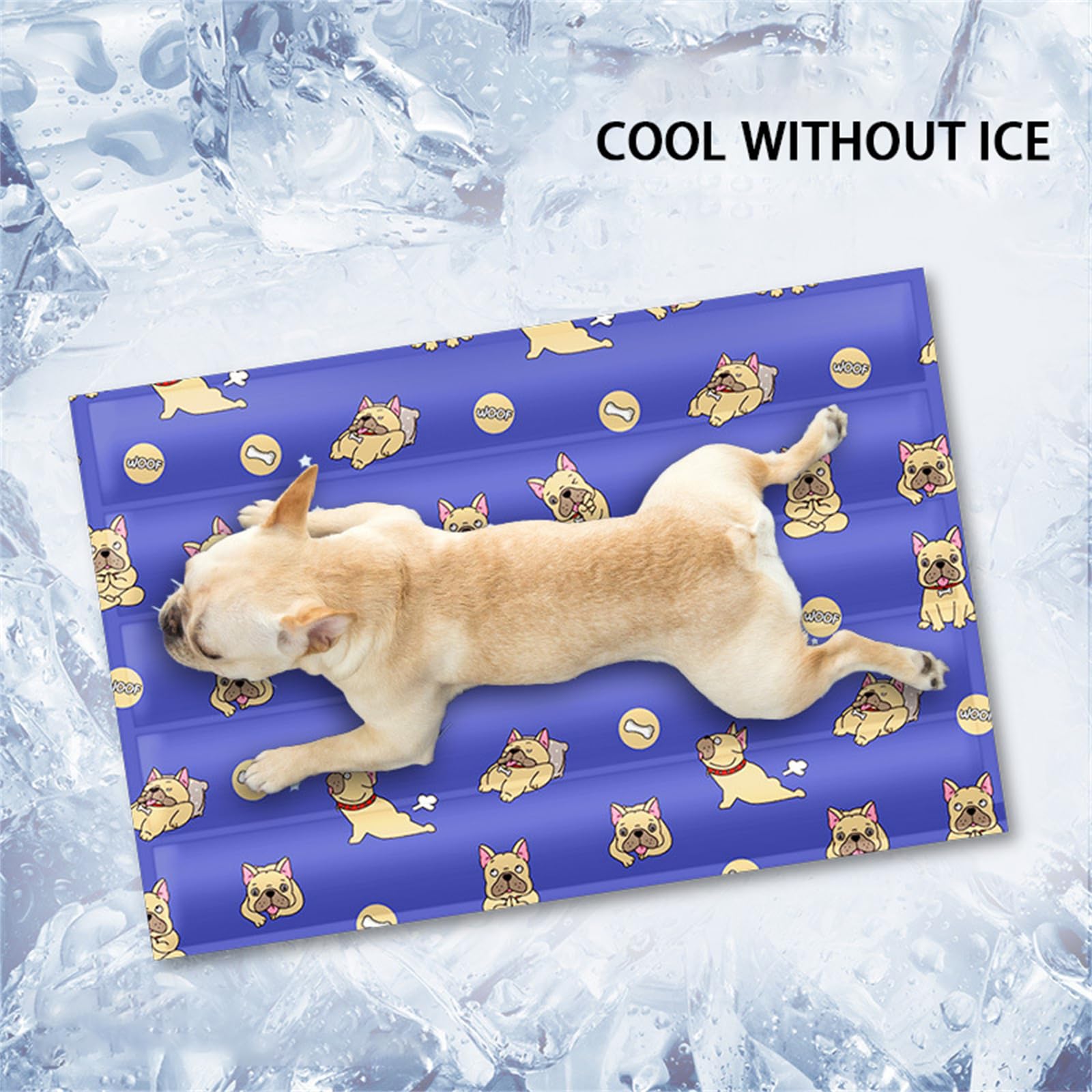 Tappetino Refrigerante per Cani Gatti,Antiscivolo Tappeto Refrigerante per Animali Domestici,Auto-raffreddante Tappetino Refrigerante in gel Attivo,Perfetto per cani e gatti in estate
