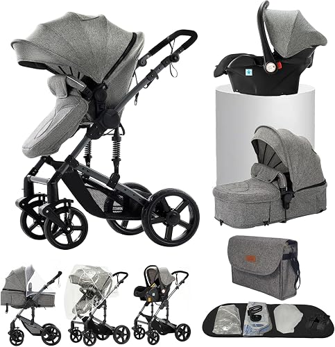 Poussette 3 en 1 Poussette trio avec cosy Poussette R Aveainelle