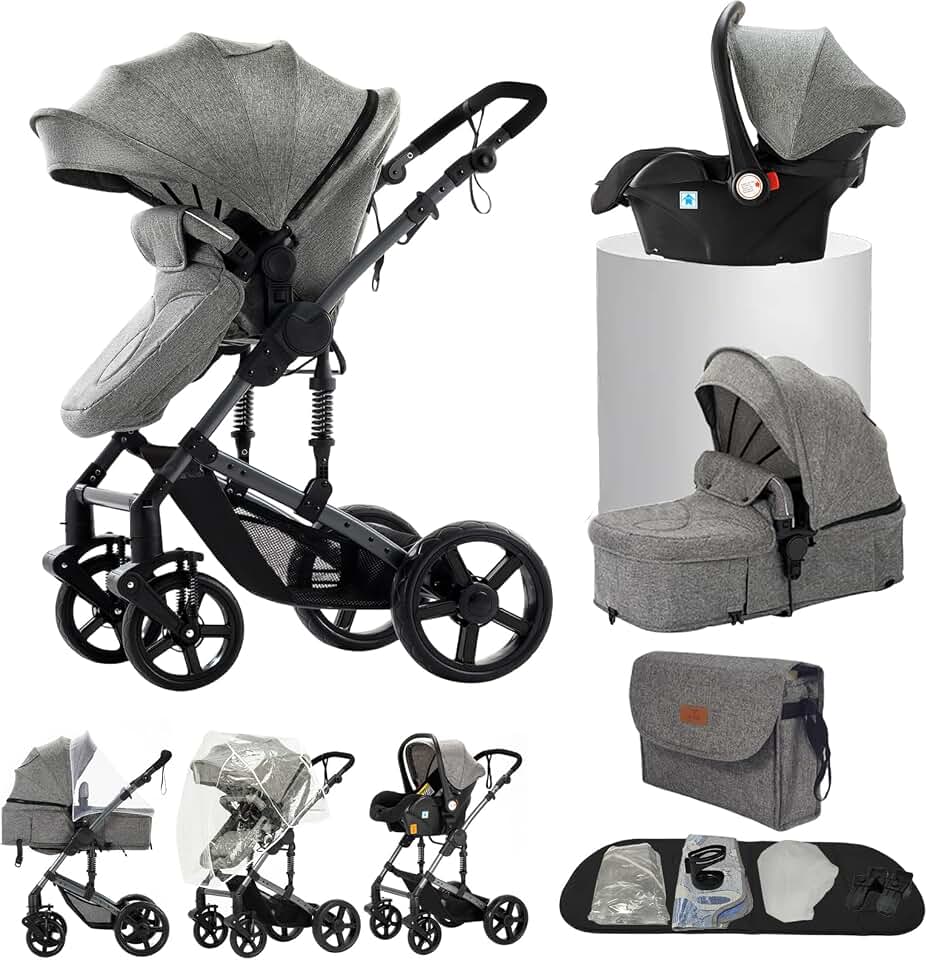 Poussette 3 en 1 Poussette trio avec cosy