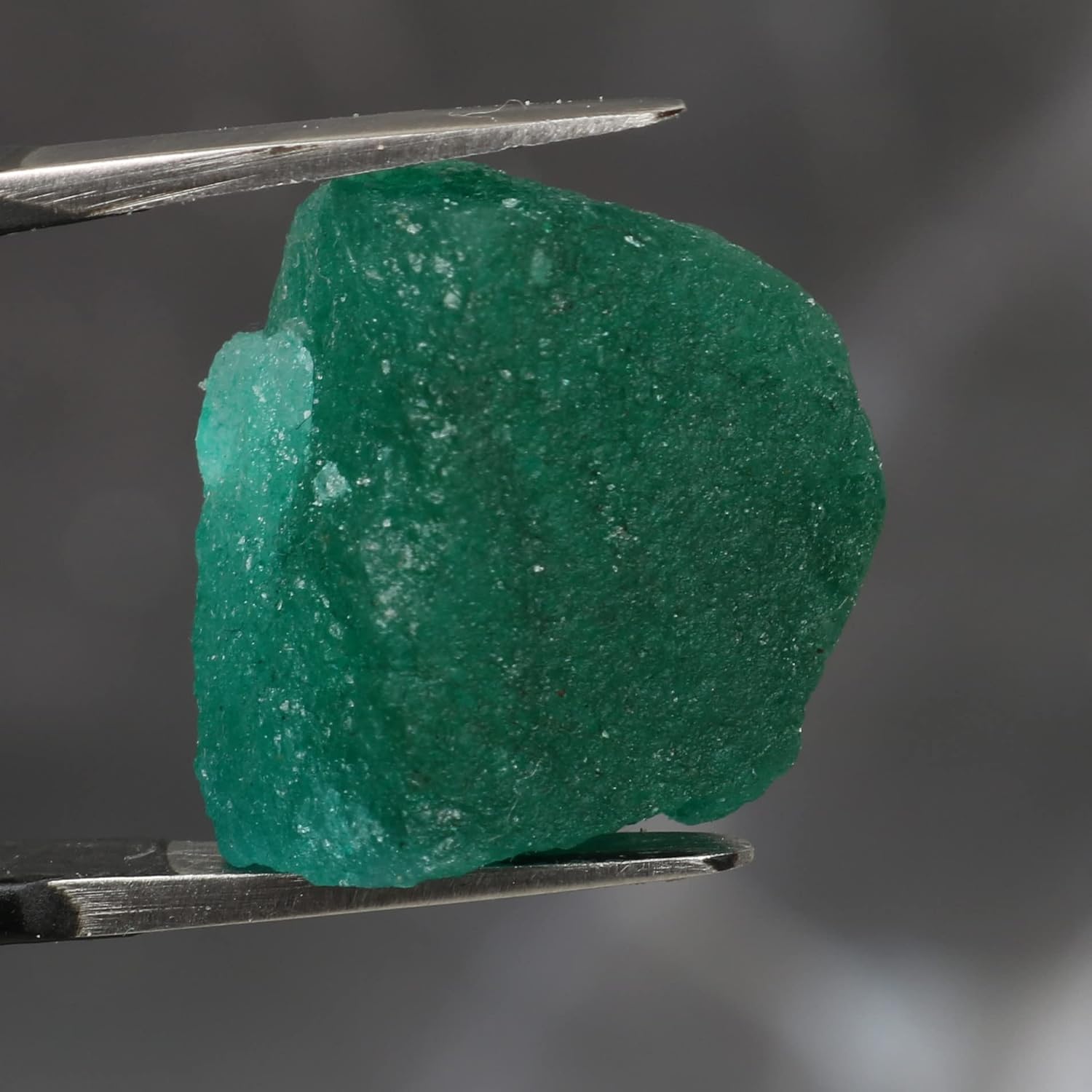 REAL-GEMS Loose Natural Green Emerald 20 Ct. Certified Raw Rough Loose Gemstone AXF-740