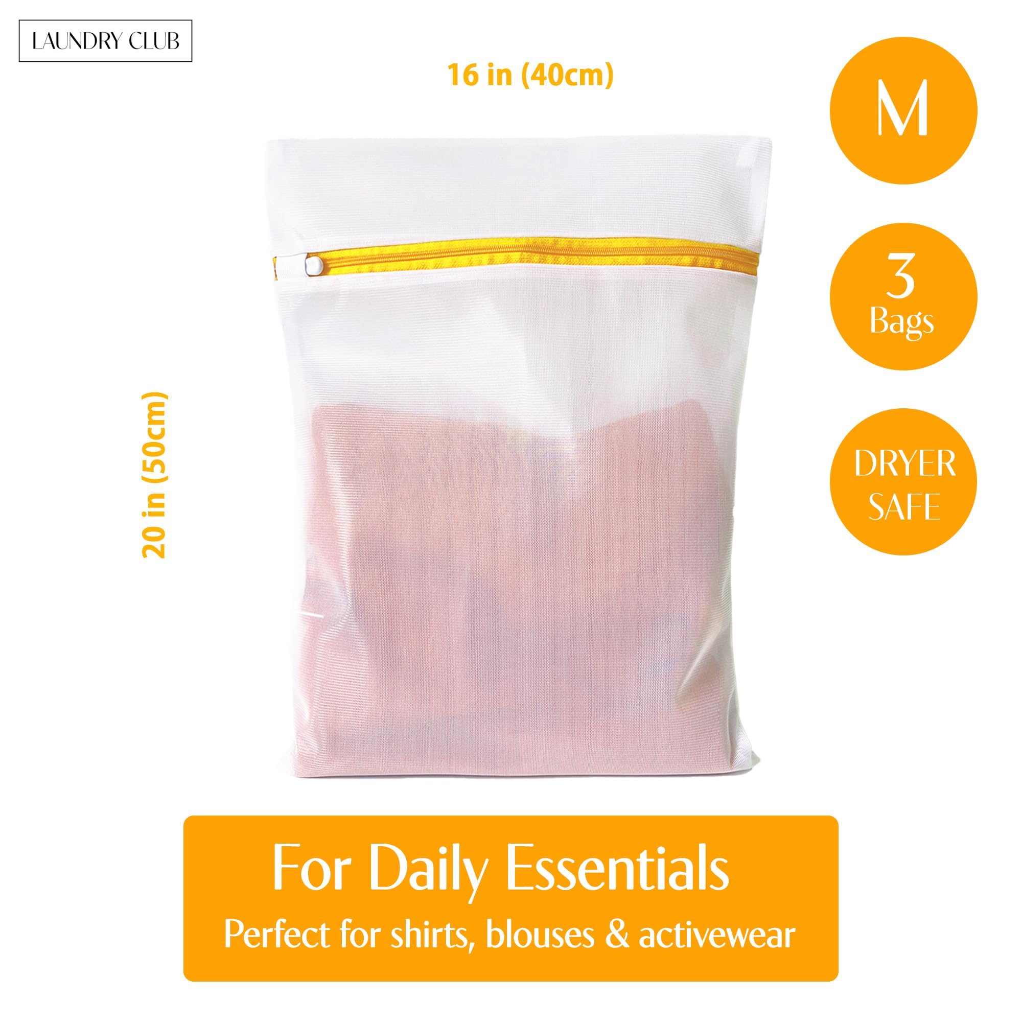 Mesh Laundry Bags - 3 Pack for Delicate Clothes -2