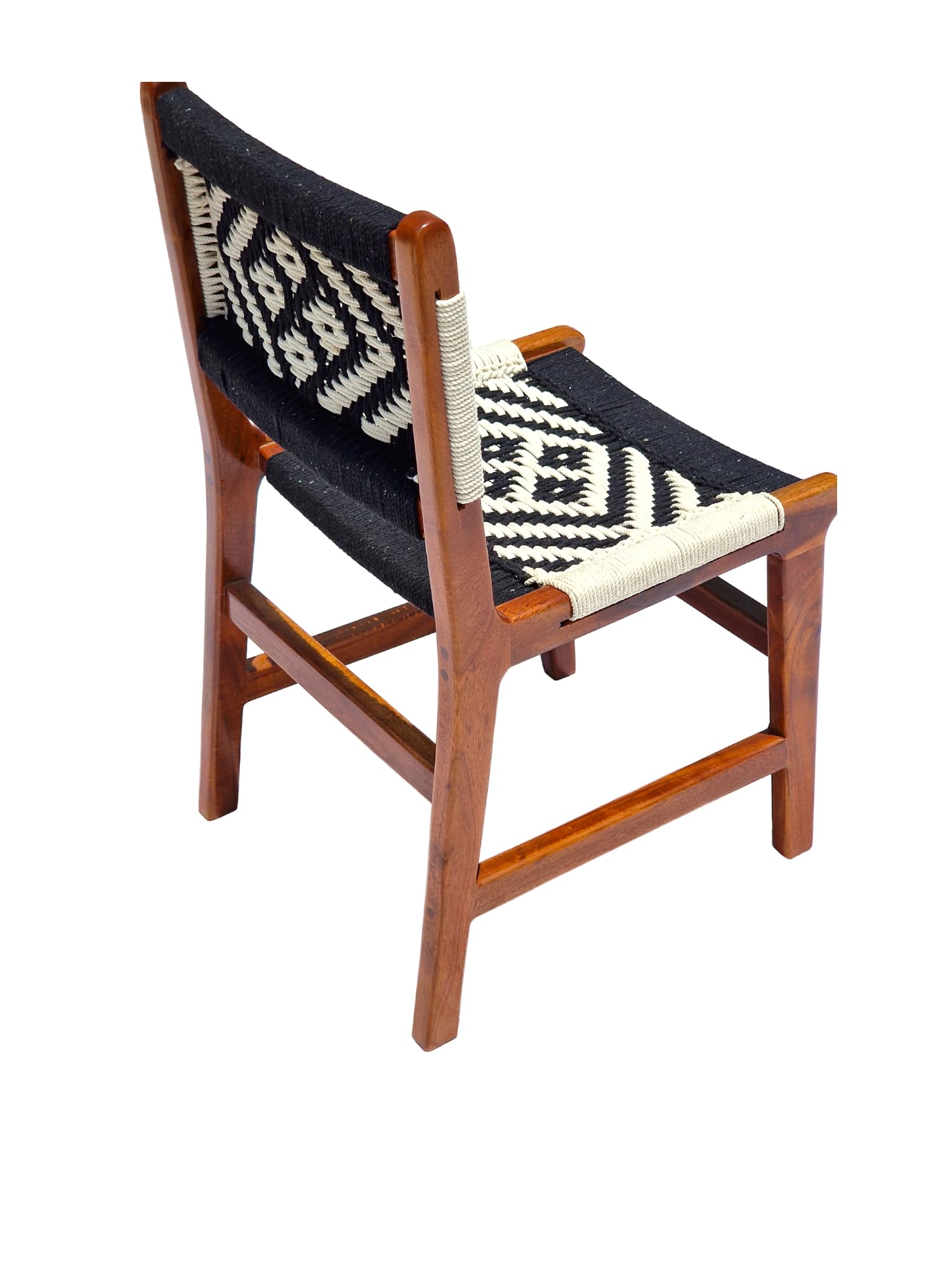 IMPREXIS STORE Wooden Hand-Woven Chair Without armrest 1