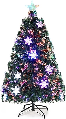 Miniatura 8 de Árbol de Navidad artificial preiluminado de 7.5 pies, árbol de Navidad delgado con 980 puntas de ramas de PVC, 350 luces LED, 75 conos de pino