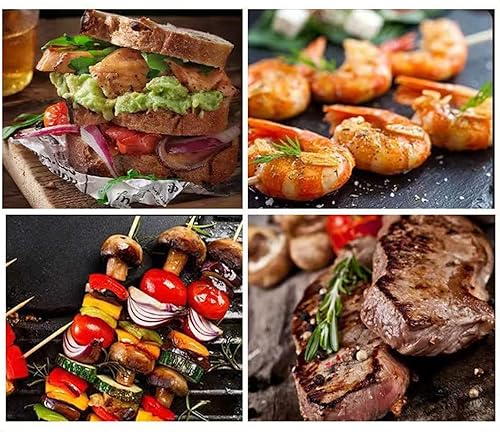 Miniatura 7 de Panini Press Sandwichera, parrilla eléctrica para interiores y panini con platos recubiertos antiadherentes, superficie de rejilla para huevos,