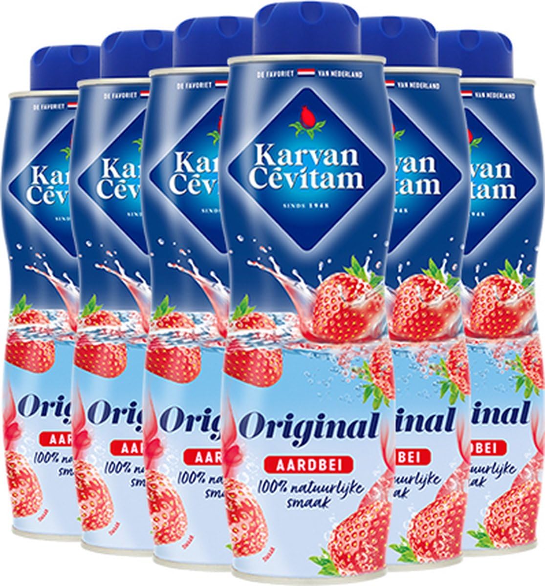Karvan Cevitam - Original Aardbei - 6 x 60 cl - Voordeelverpakking