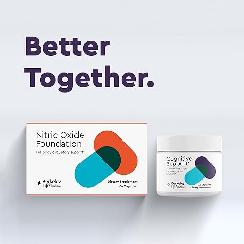 Miniatura 7 de Berkeley Life Suplemento de apoyo cognitivo  Ayuda de memoria y enfoque  para pérdida de memoria, incapacidad para realizar múltiples tareas y