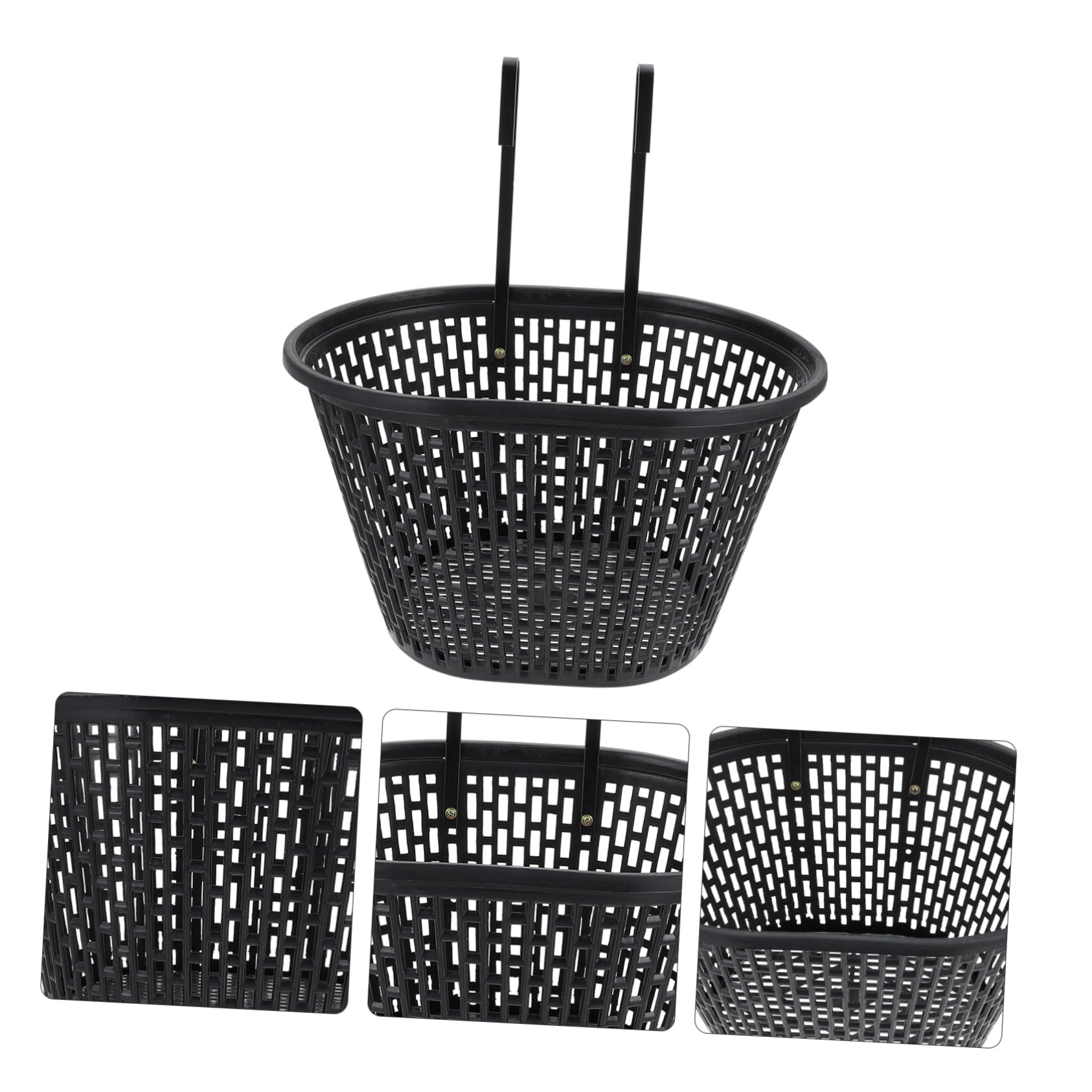HANABASS 1Set Convenient Bike Basket Cycling Supplies with Easy Installation Hooks Design for Storage Handlebar for Outdoor Use