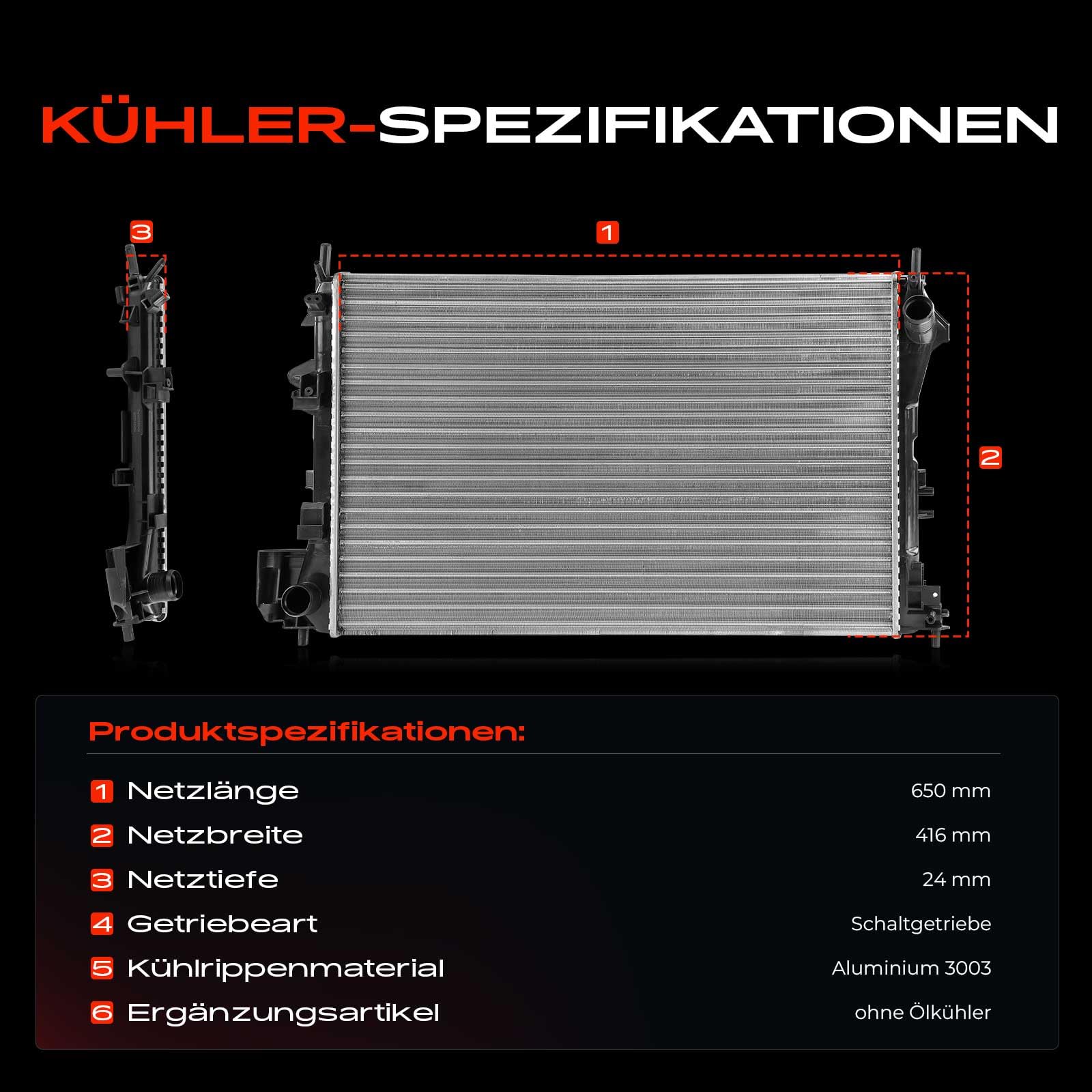 Frankberg Kühlmittelkühler 24418338
