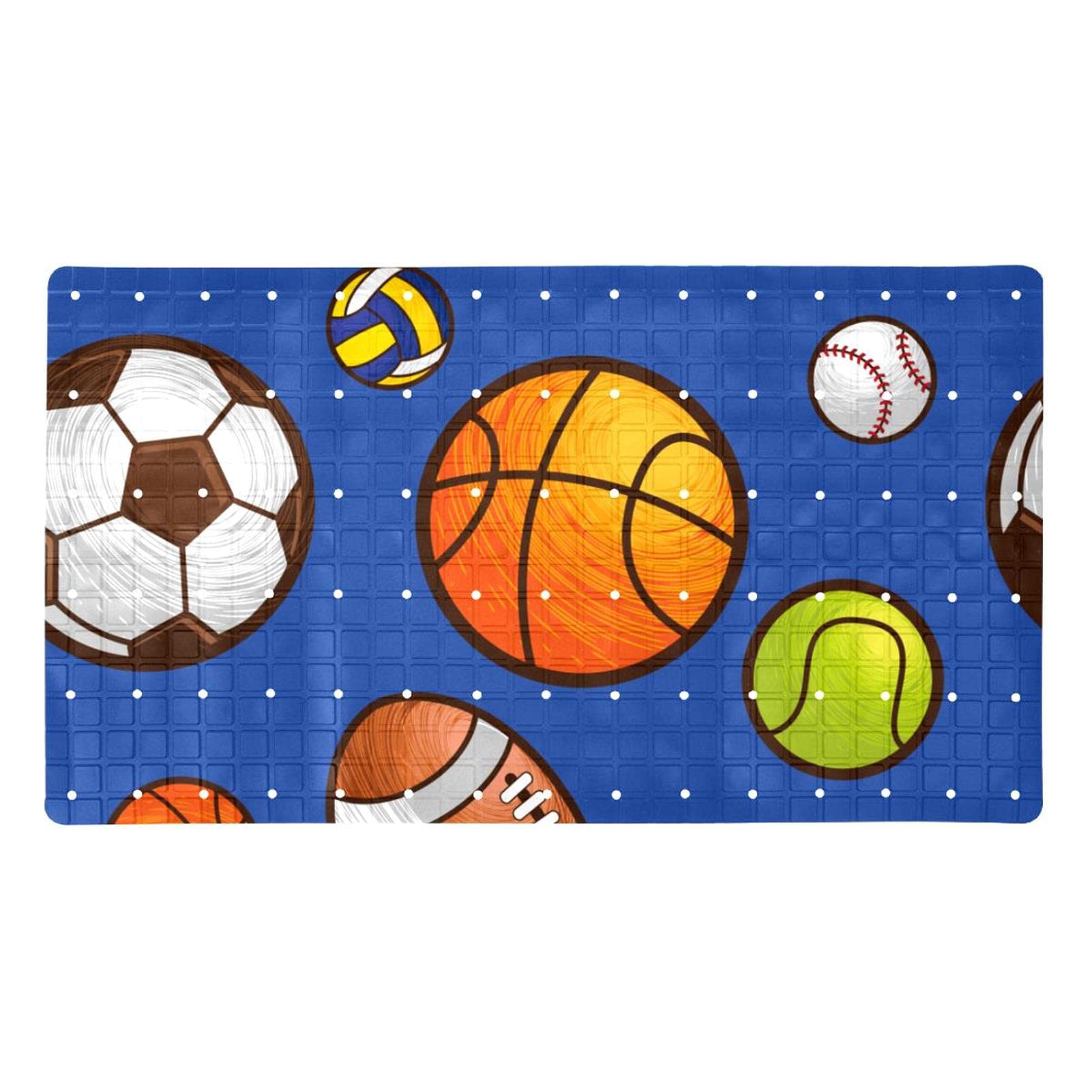 Tapis de bain en PVC antidérapant lavable pour la douche des enfants