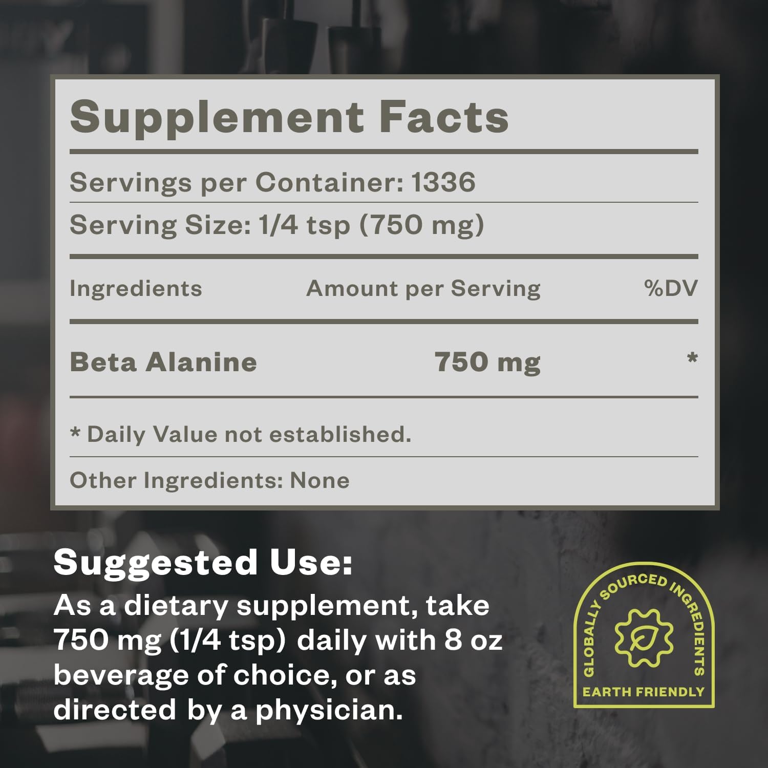 Purisure Beta Alanine Powder 1kg, Pure Beta Alanine Pre-Workout Supplement for Sustained Energy, Beta Alanine Pre Workout Powder for Men and Women, Alanine Supplement for Endurance, 1,334 Servings - Image 7