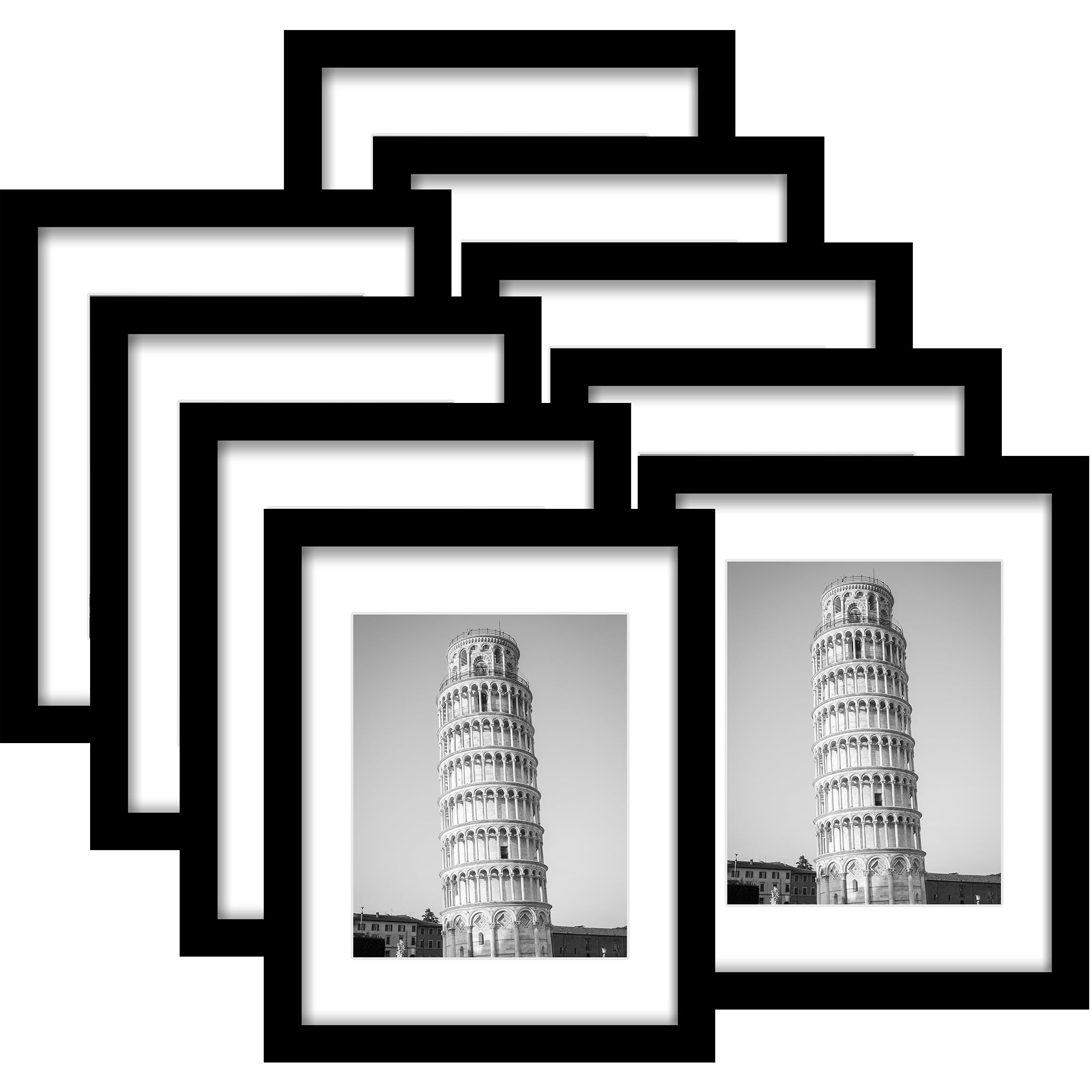 Amazon.com - Wiscet 11x14 Picture Frame Set of 9, Display Pictures