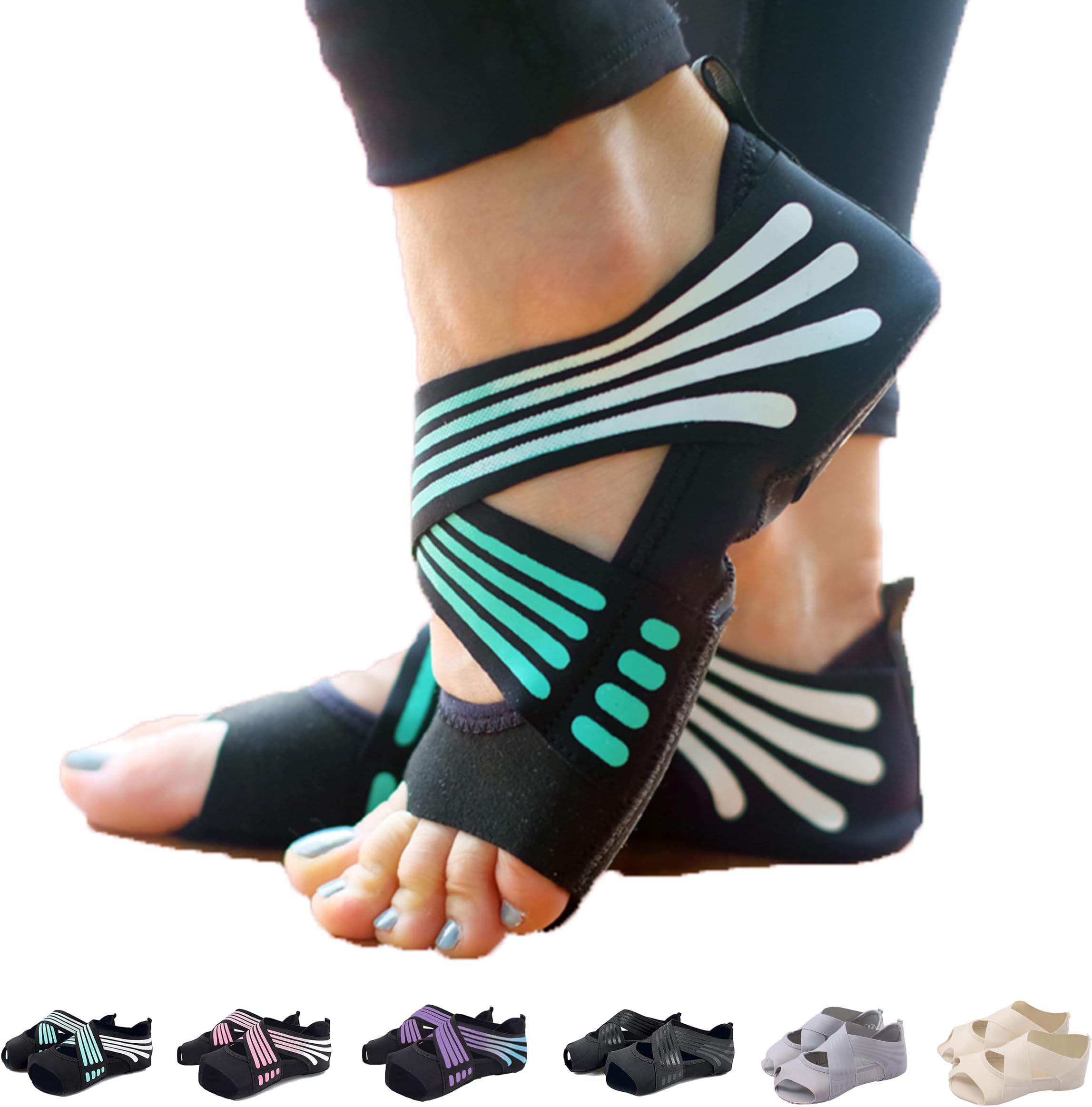 ABIRAM womens Yoga Shoe 001 Modern (pack of 2)