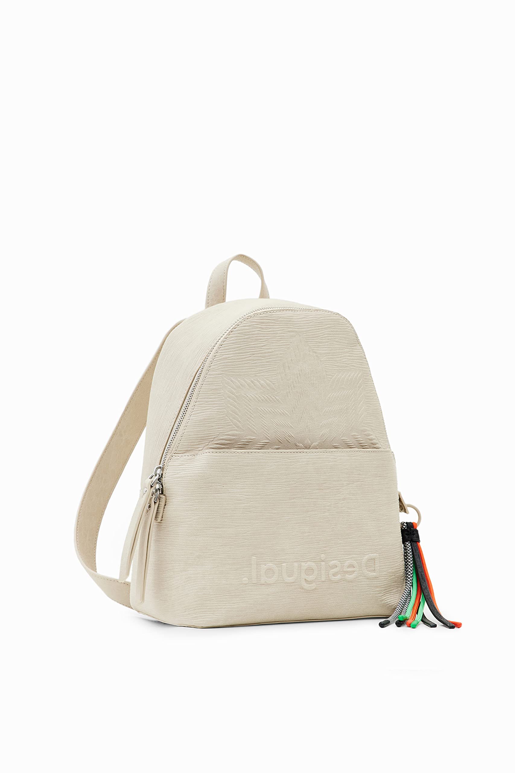 Desigual Women's Back_Aquiles Mombasa Mini 1001 RAW, White, One Size