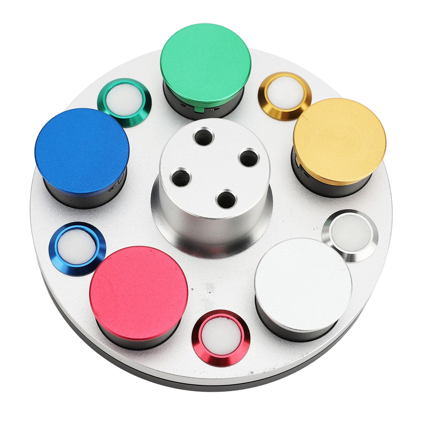 Asixxsix Piatto Oliatore per Orologi, Giradischi 5 Piatti Kit di Riparazione Oliatore per Orologi Strumento per Immersione in Olio per Orologi Oliatore per Olio per Orologi Coppa per Olio