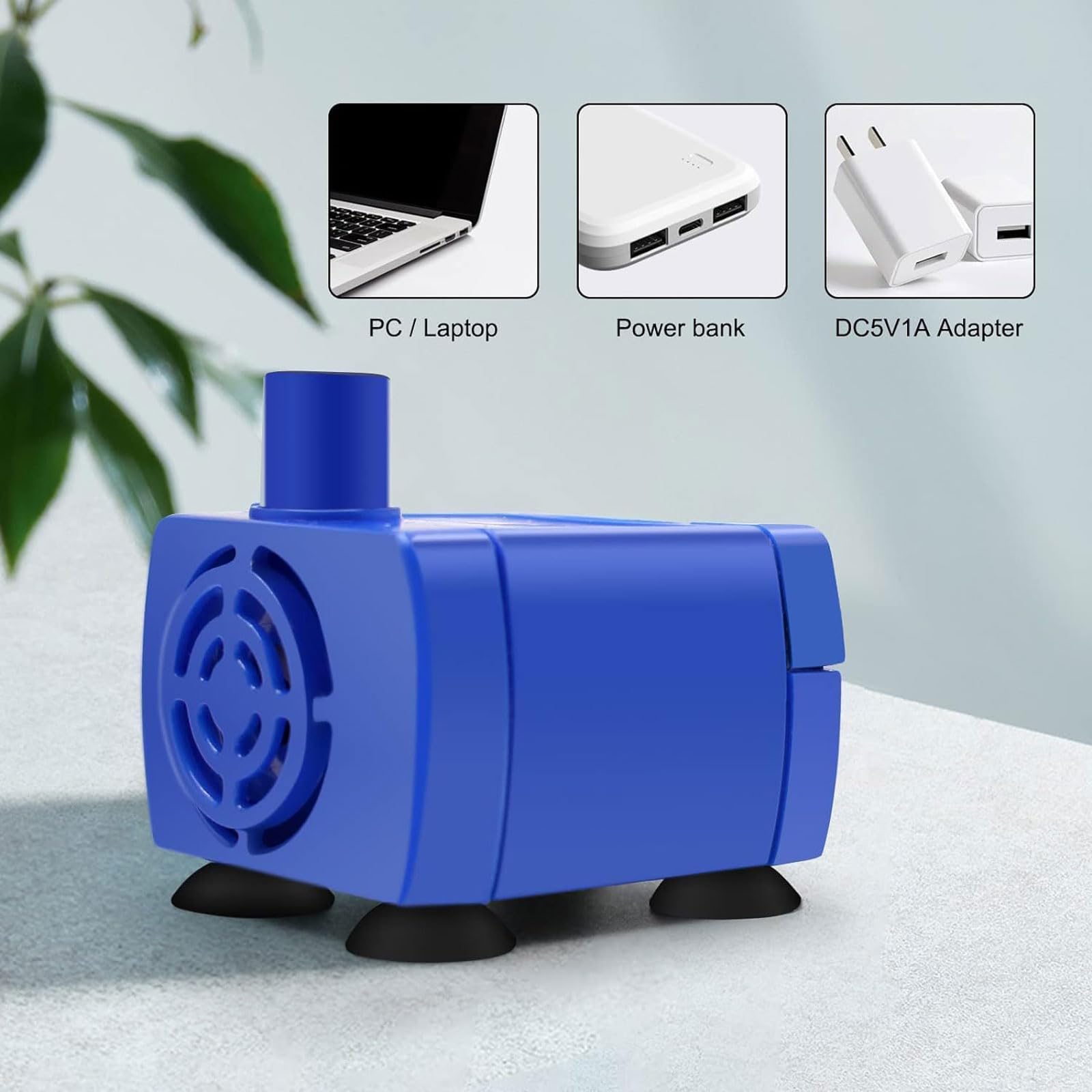 Bomba de agua Bomba de fuente de agua de 1 pieza, bomba de repuesto para fuente para gatos, Compatible con múltiples regalos de fuente para mascotas