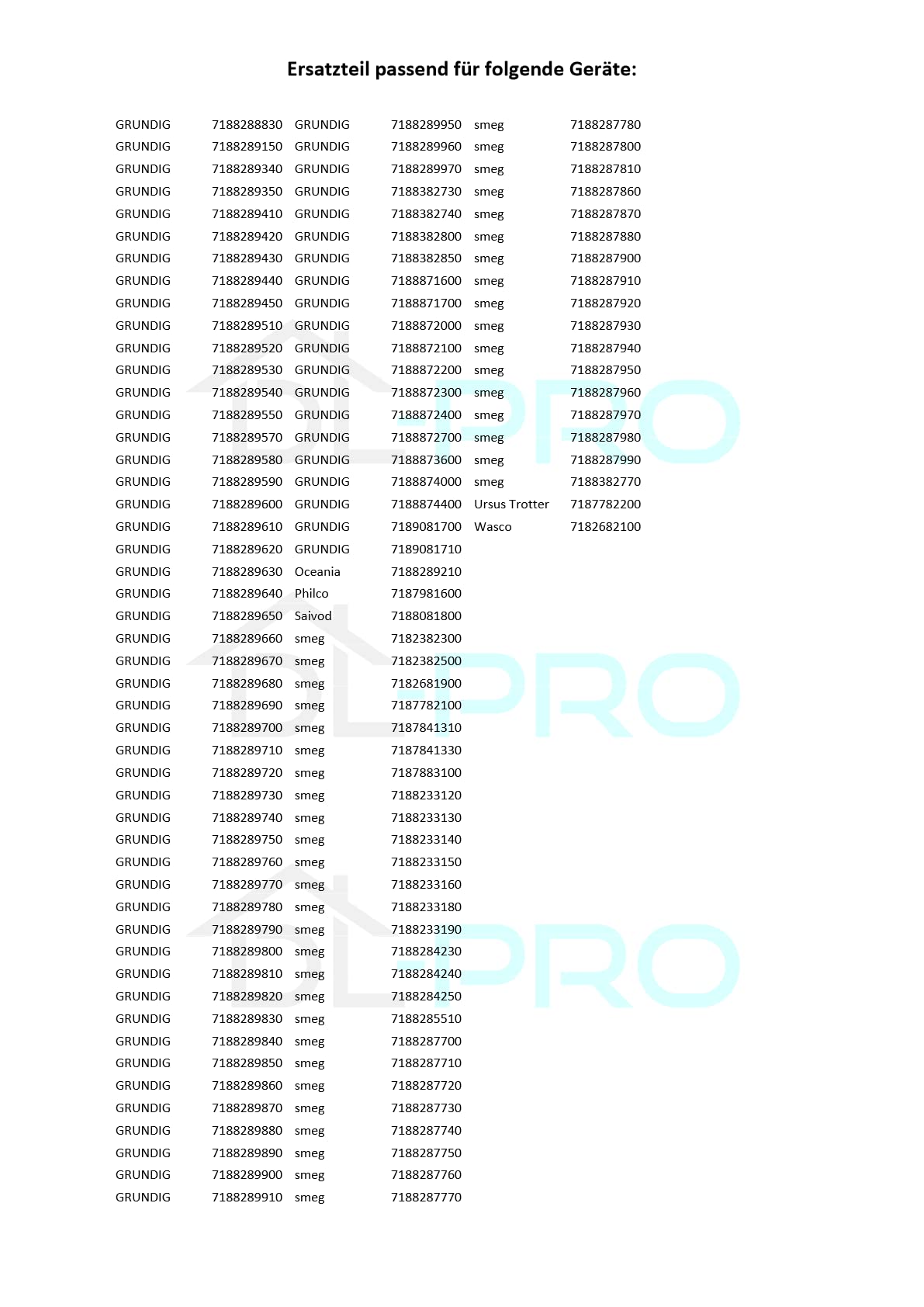 DL-pro Pompe de relevage de condensats pour Beko Blomberg Arcelik 2962510300 Hanyu B13-6B Pompe de relevage de condensats pour sèche-linge DPS DPU DCU Sèche-linge à pompe à chaleur