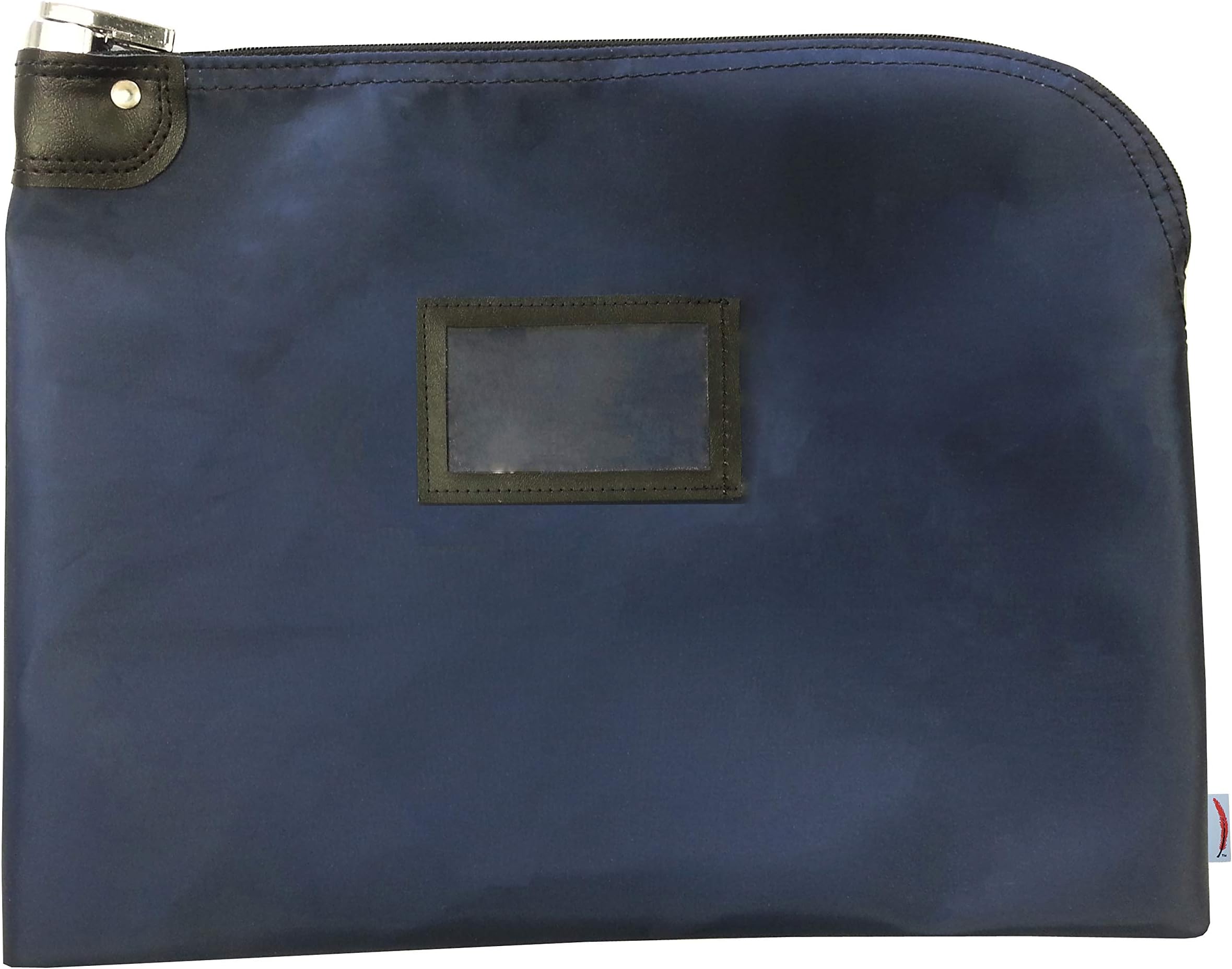Locking Document HIPAA Bag, Medical File Security, 15 x 19 Inch (Navy Blue)