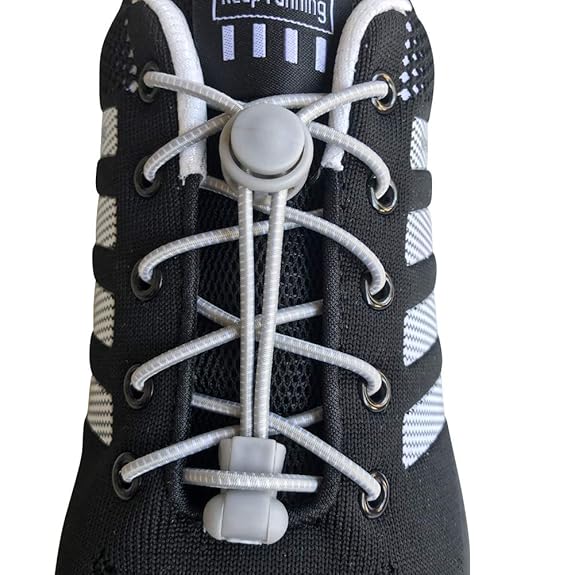 Buy No tie elastic round lock shoe laces for kids adults sneakers running triathlon sports with