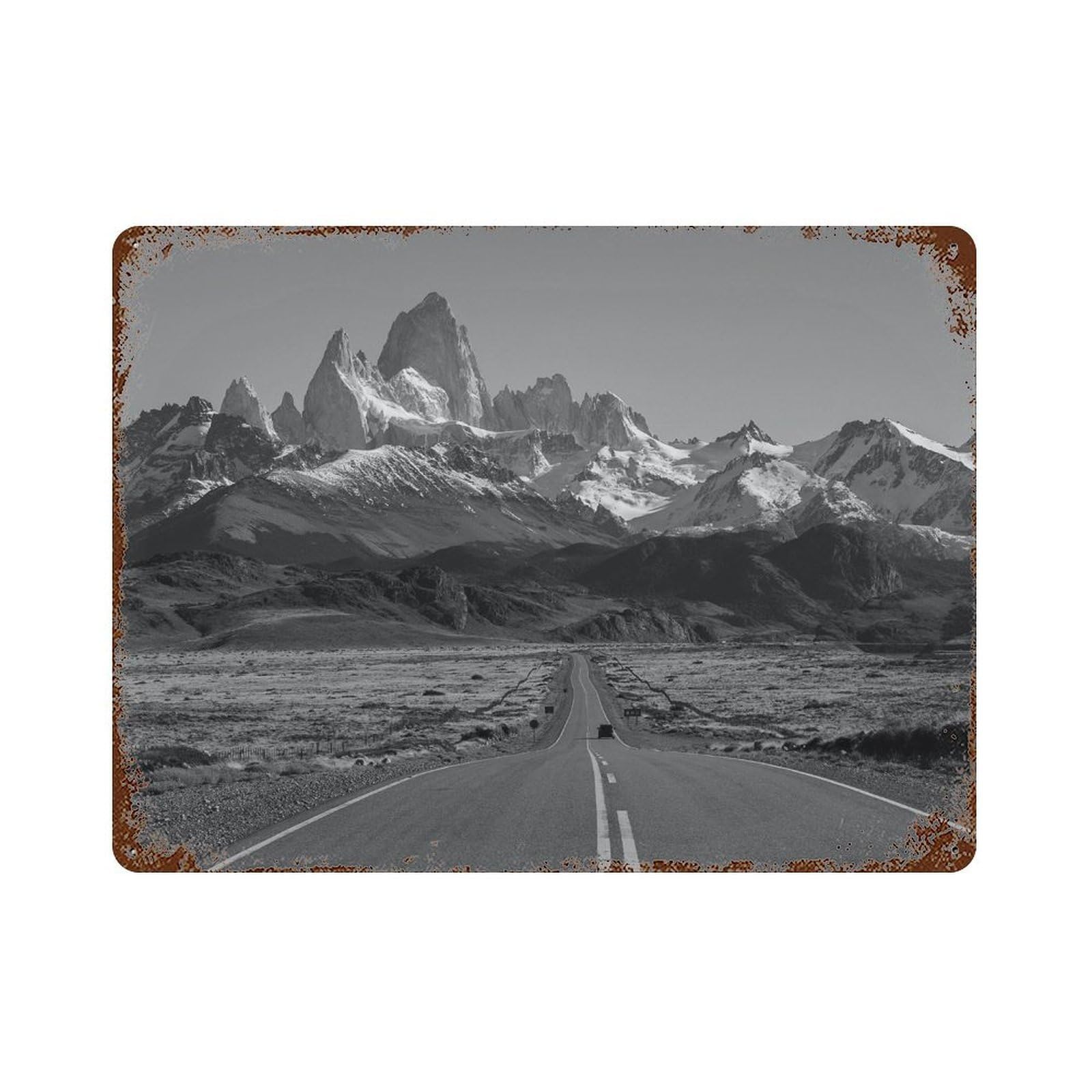 xiaoxiaoshen Black And White Argentina Photo Decor Wall Decor Art Metal Tin Poster Modern Home Decor Art Home Bar Shop Decorations Vintage Sign 30x40cm