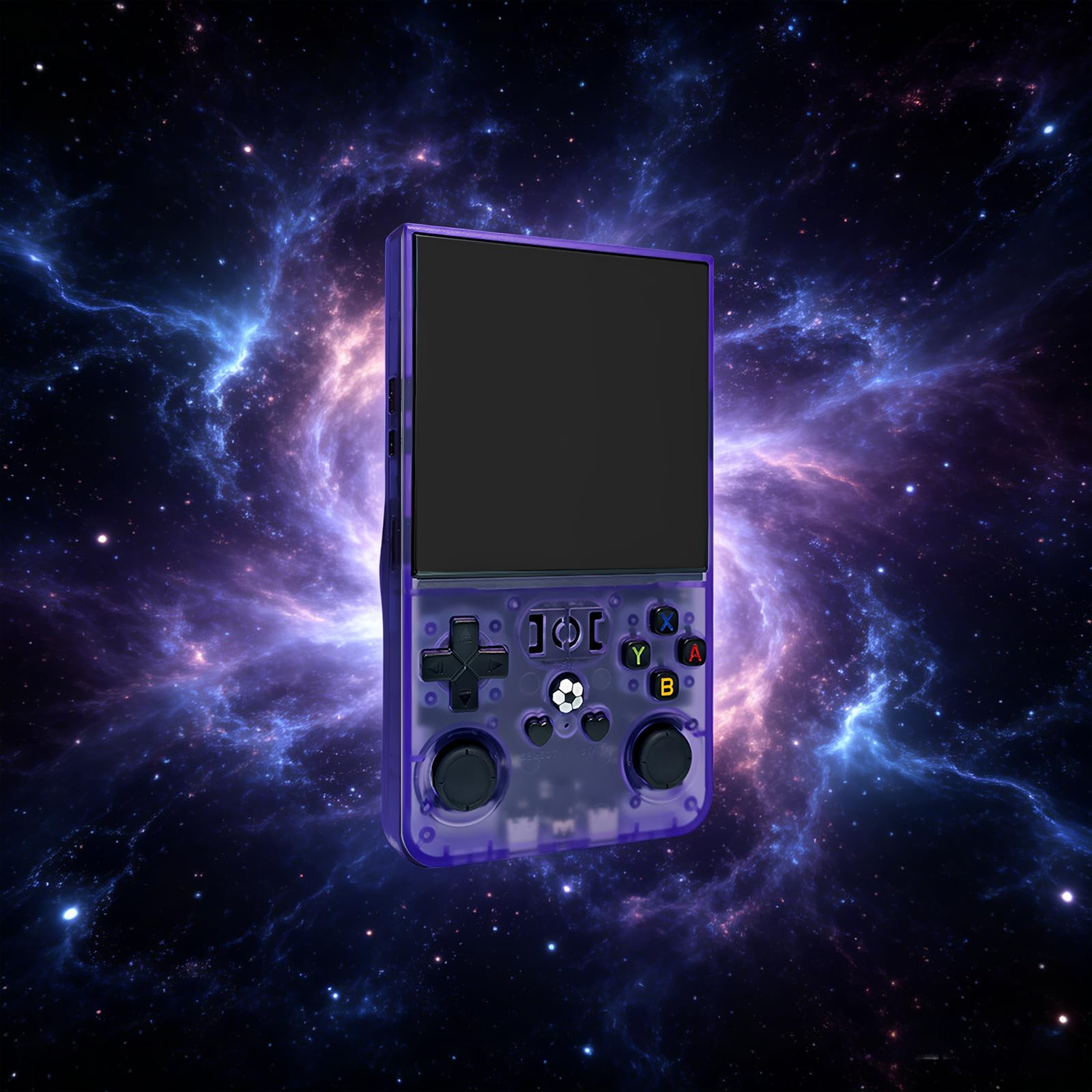 Consola de juegos portátil de 4 pulgadas, pantalla de 128 GB (morado) | Consola de juegos portátil portátil para juegos, entretenimiento, noches familiares y juegos sobre la marcha