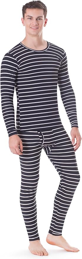 Rocky Thermal Underwear for Men, Long Johns Fleece Lined Set, Shirt & Pants, Base Layer w/Leggings/Bottoms Ski/Extreme Cold